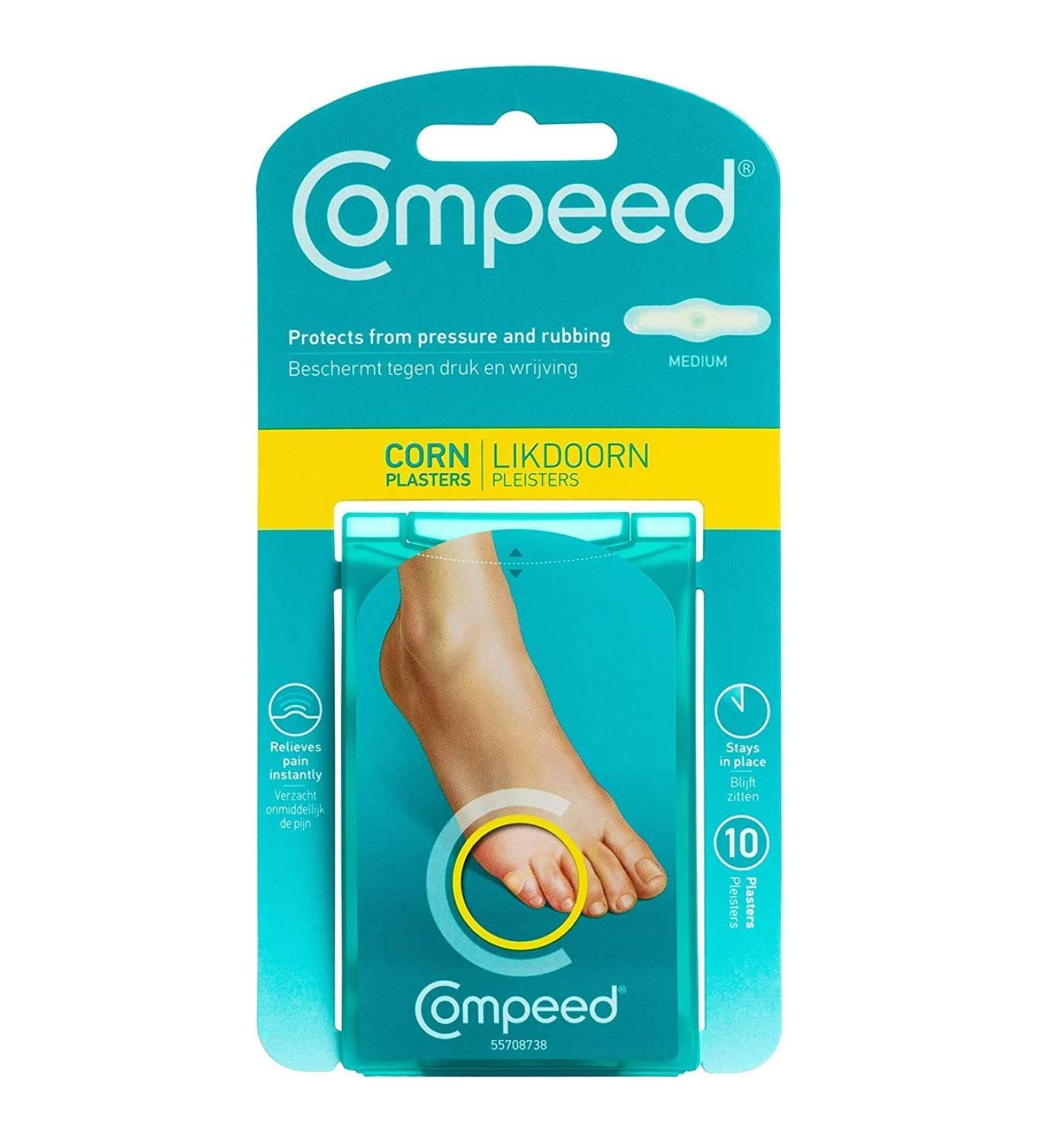 Compeed Corn Plasters: Advanced Corn Care Cushions - 10 Count (Pack of 2) - Buy Online on GoSupps.com