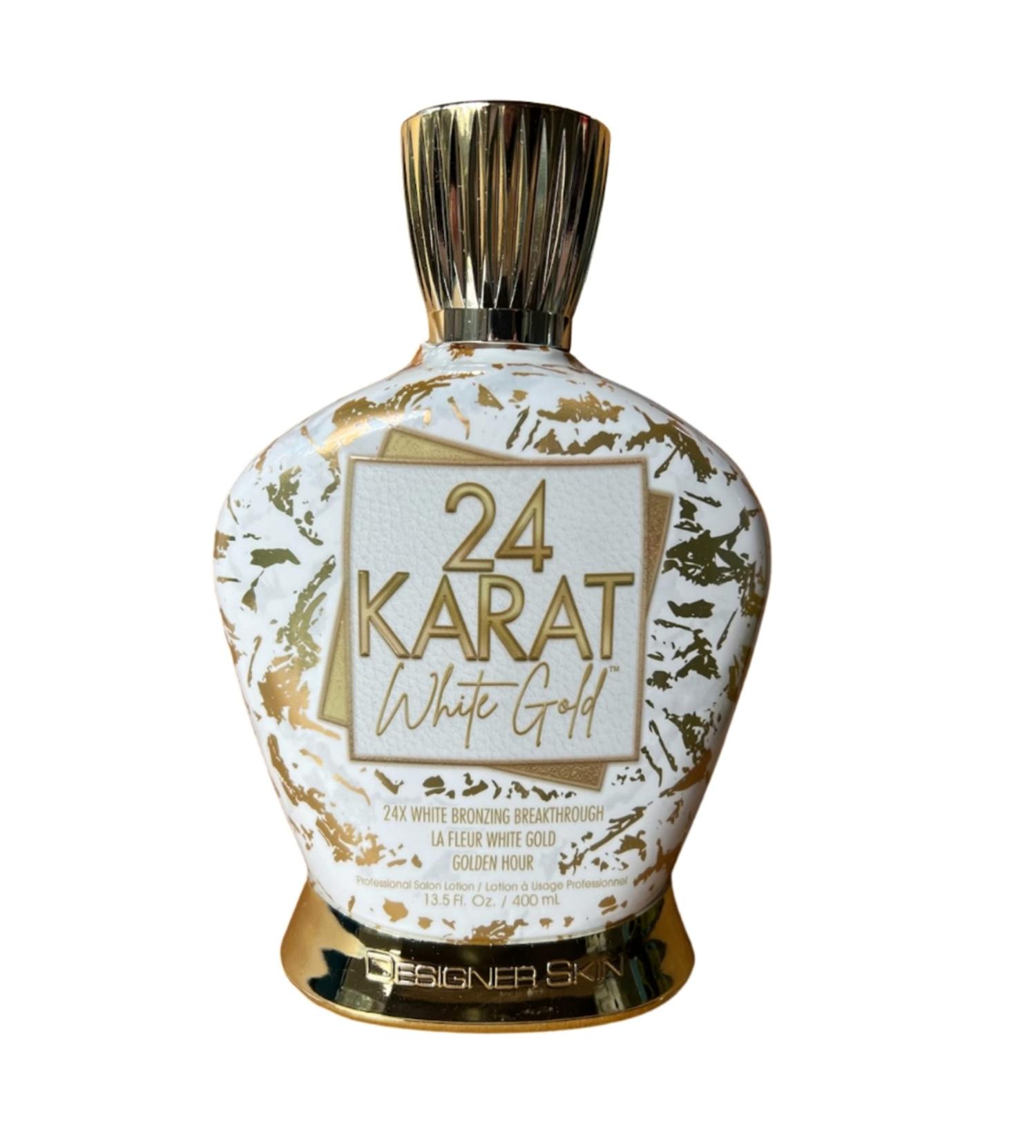 Designer Skin 24 Karat White Gold 24X White Bronzer Tanning Lotion 13.5 oz