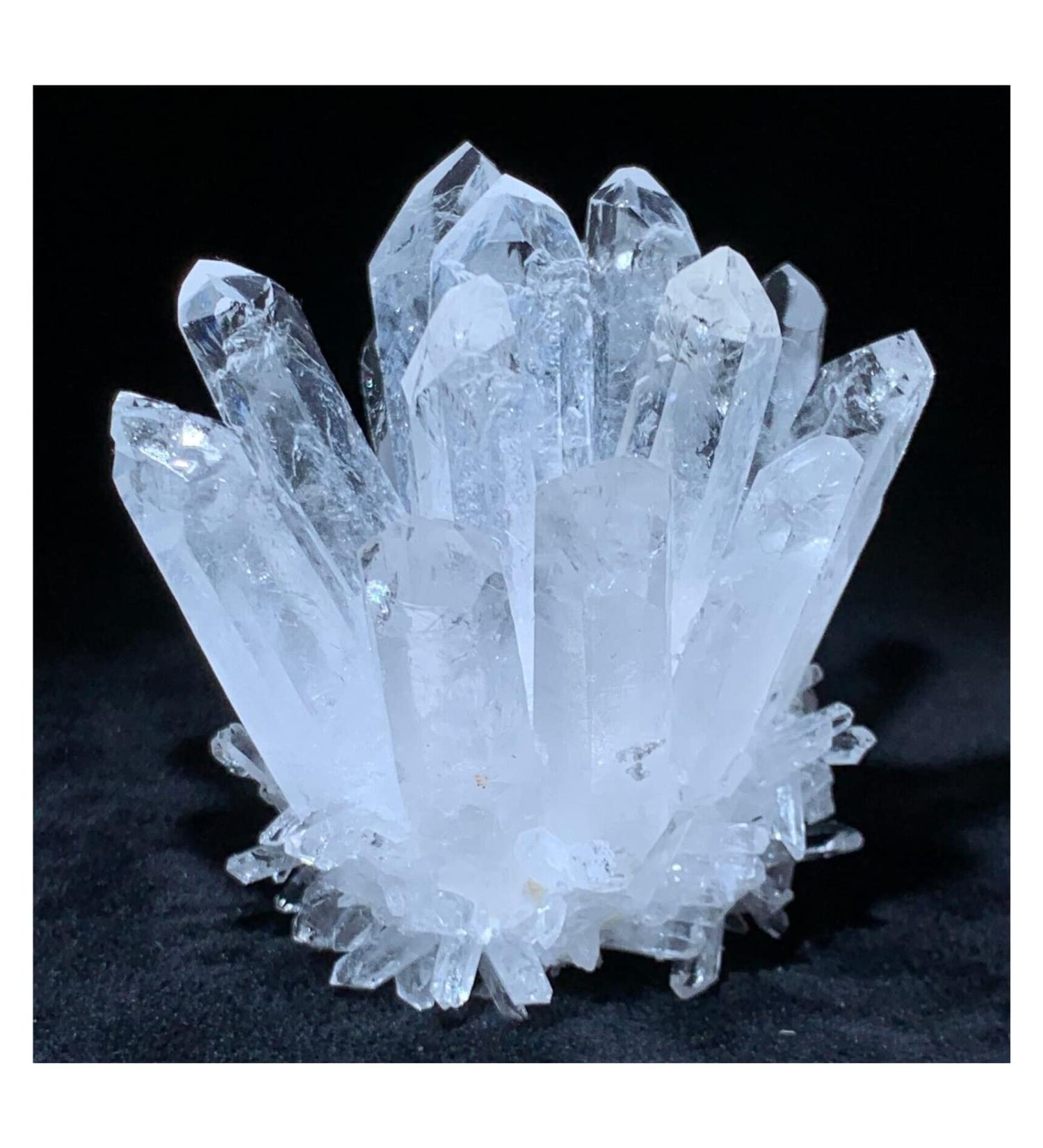 Natural Crystal Rough Crystal Cluster Natural White Phantom Quartz Crystal Cluster Samples Home Office Decoration (Size : 210-300g) - Buy Online on GoSupps.com