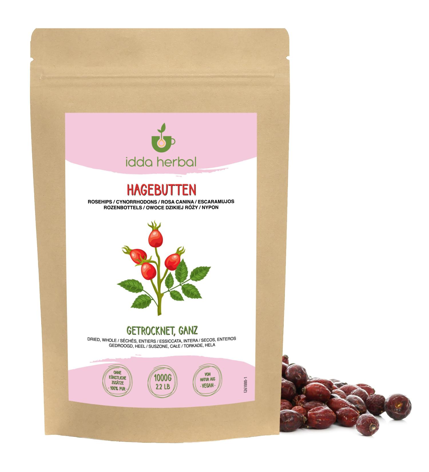 Dried Rosehip (1kg) Whole Dried Rosehip Whole Rosa Canina Fruit 100% Natural and Pure for Herbal Tea Preparation Rosehip Tea Herbal Infusion - Buy Online on GoSupps.com