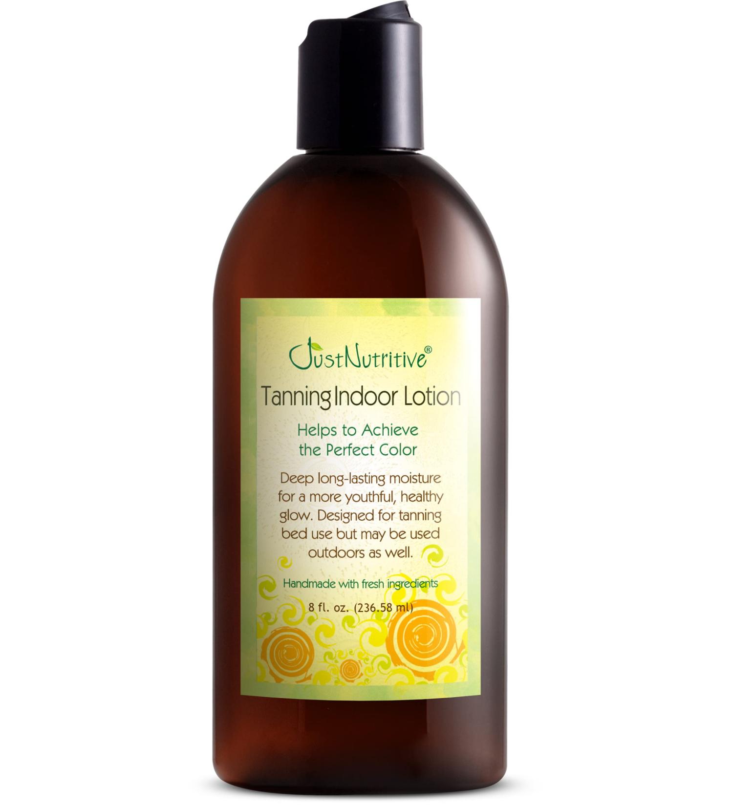 Natural Sun Tan Body Lotion 8 Oz | Long-Lasting Tan Moisturizer | Just Nutritive - Buy Online on GoSupps.com