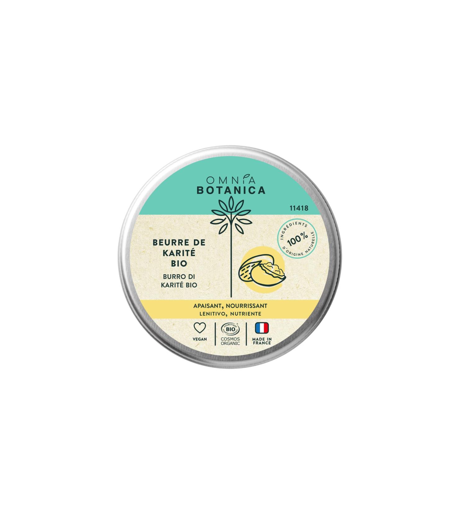 OMNIA BOTANICA - Organic Shea Butter - Organic vegetable butter - Organic cosmetics - Ingredient 100% natural origin - Made in France - Organic DIY cosmetics - Hair and body - Buy Online on GoSupps.com