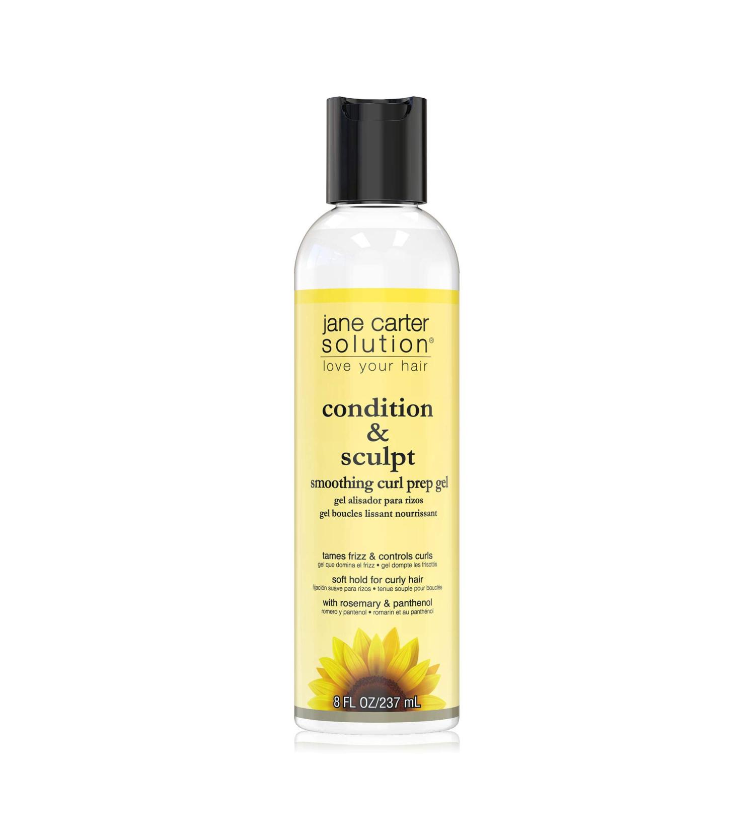 Jane Carter Solution Condition & Sculpt Curl Prep Gel - 8oz | Soft Hold, Smoothing & Moisturizing - Buy Online on GoSupps.com