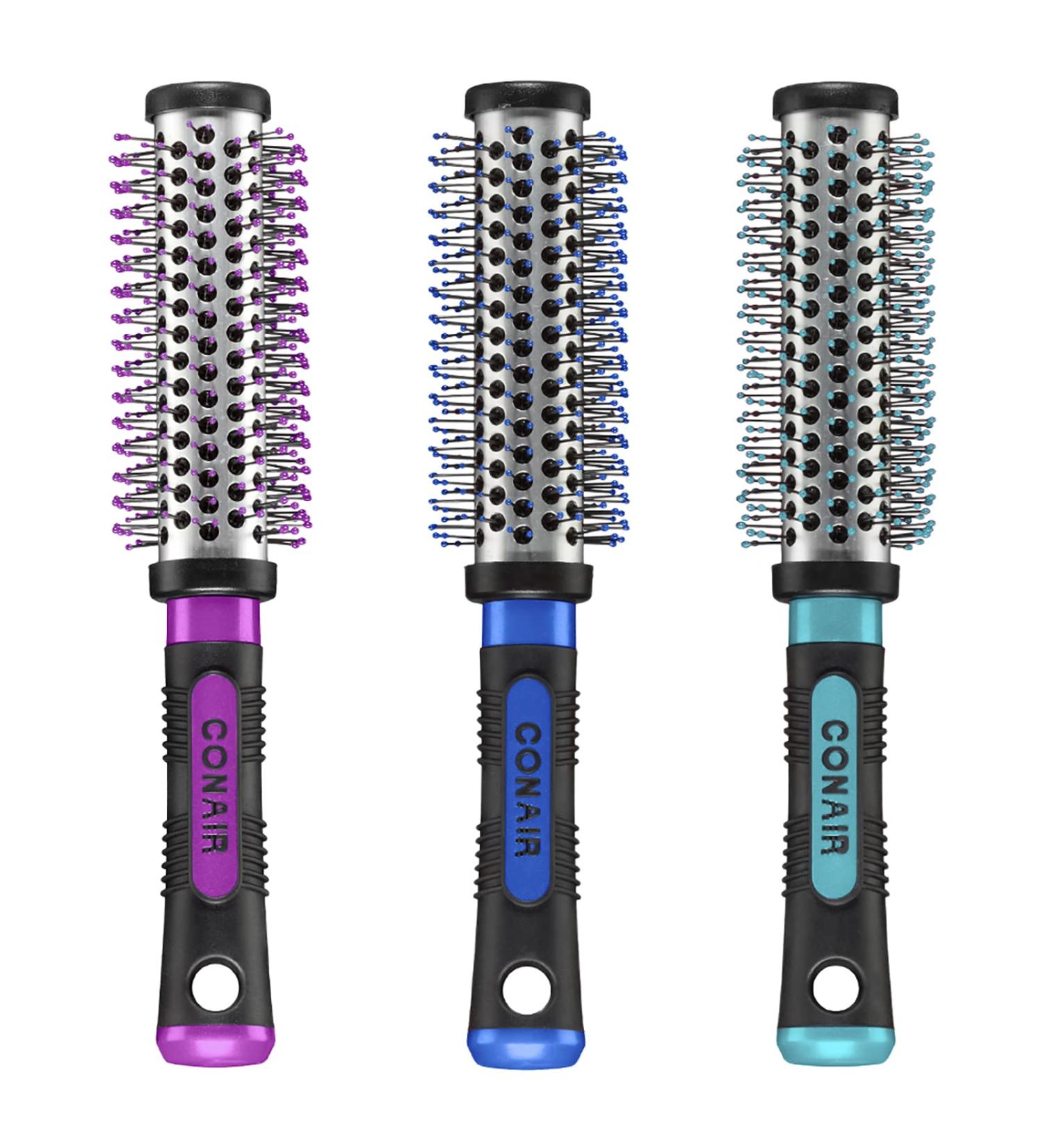 Conair Salon Results Small Metal Round Brush for Short to Medium Hair - Blow-Drying Hairbrush (Color May Vary) | 1 Count - Buy Online on GoSupps.com