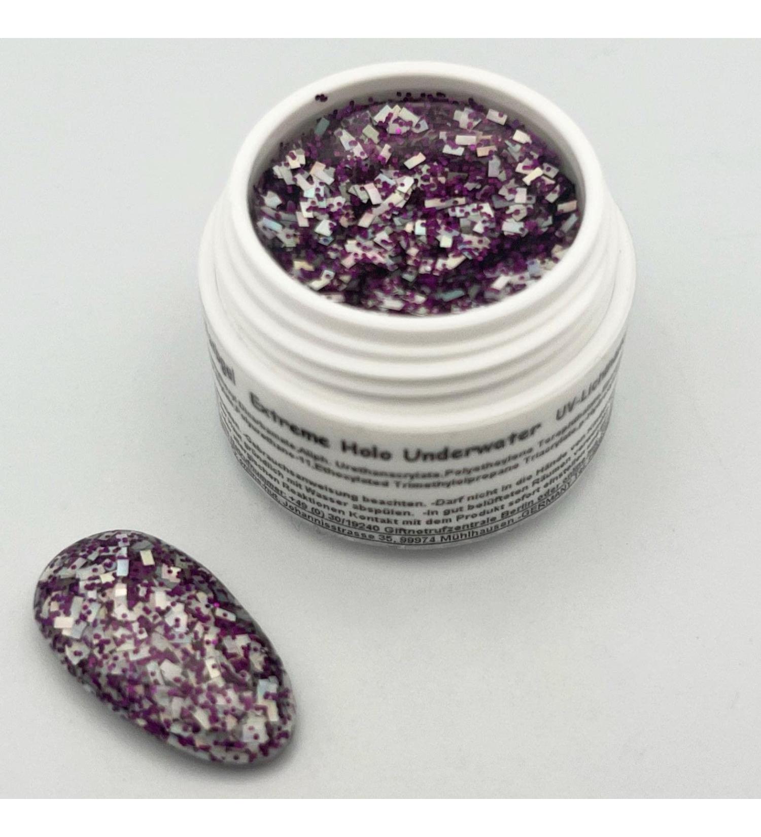 5ml UV Exclusiv Big Glitter Gel Extreme Holo Underwater