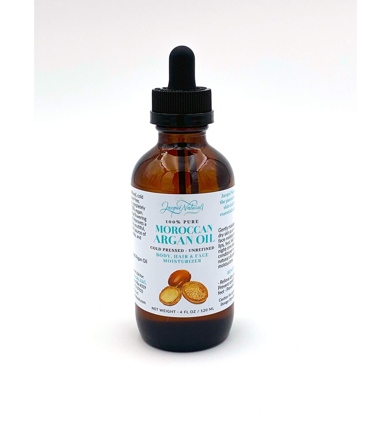 100% Pure Unrefined Moroccan Argan Oil - 4 oz