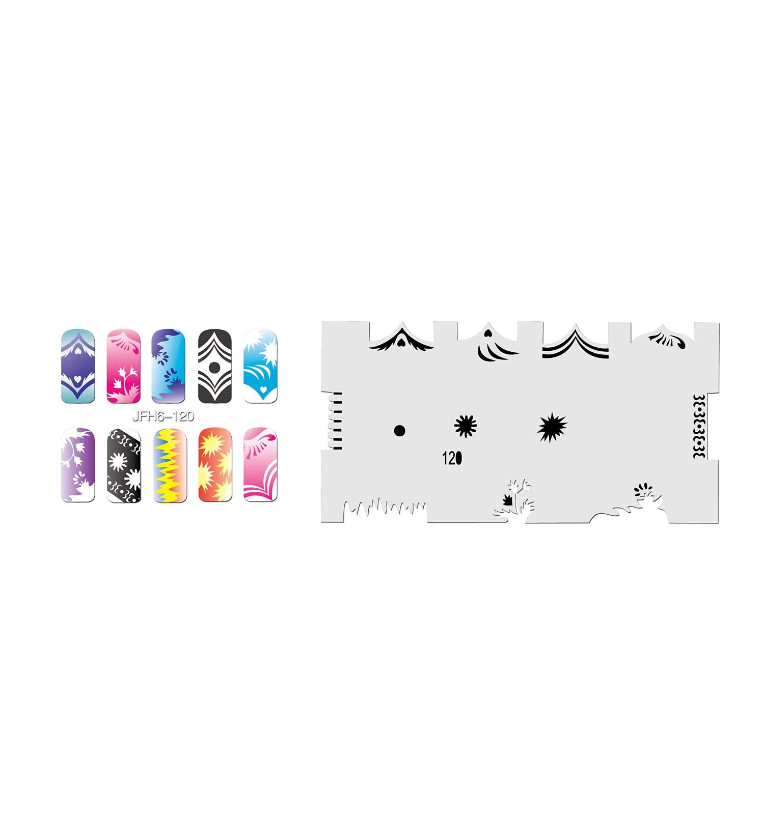 Fingernail stencil (airbrush nail art) Fengda JFH06-120