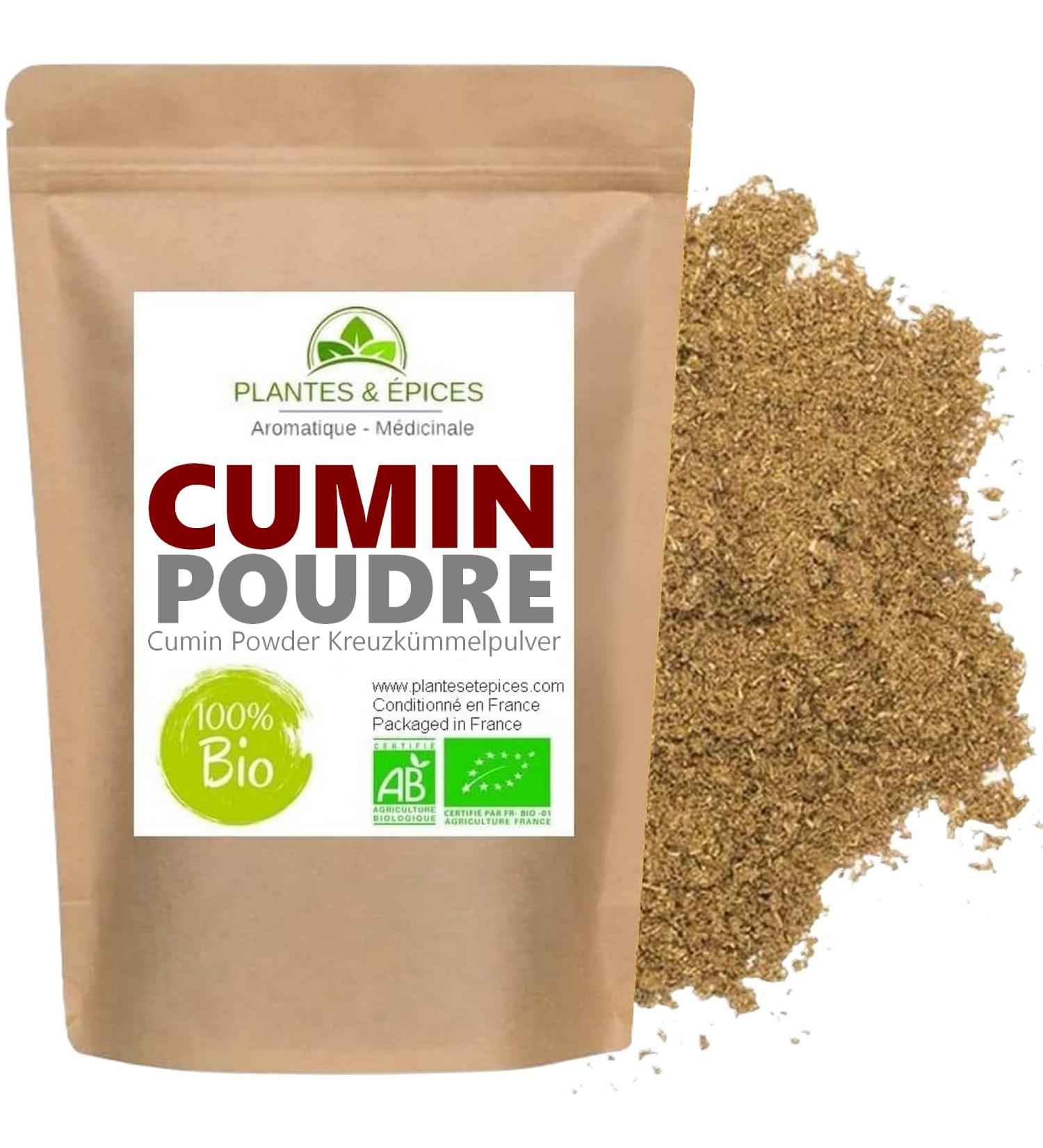 Plants & Spices - Organic Cumin Powder - Biodegradable Resealable Freshness Bag (50 g) - Buy Online on GoSupps.com