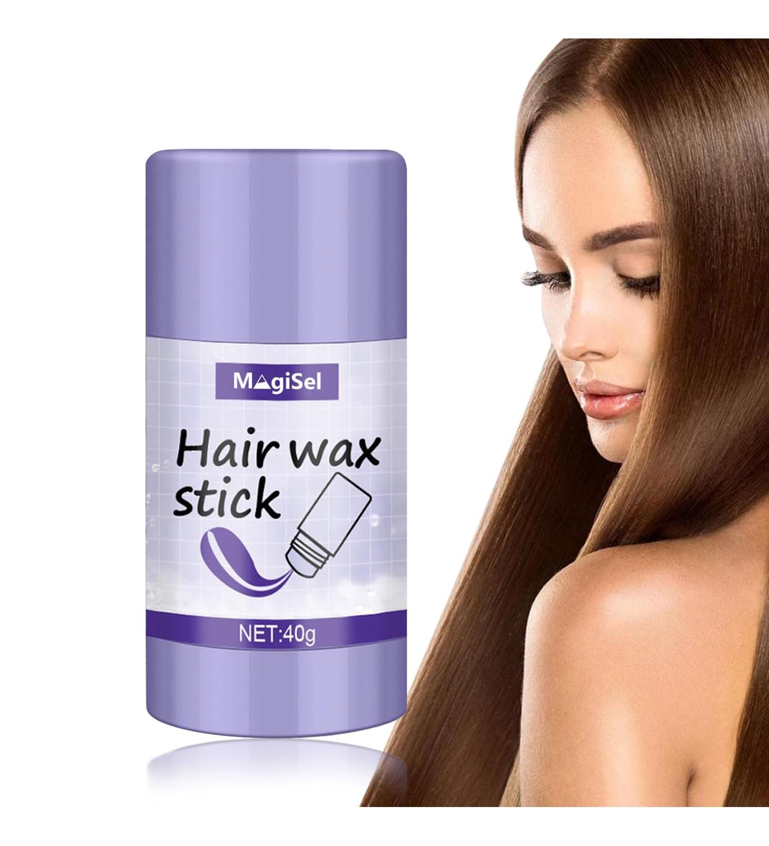 MagiForeig Hair Finishing Stick Purple Hair Wax Stick Stick Hair Wax Professional Modeling Broken Hair Gel Hairstyle Moisturizing Wax 40g Purple - Buy Online on GoSupps.com