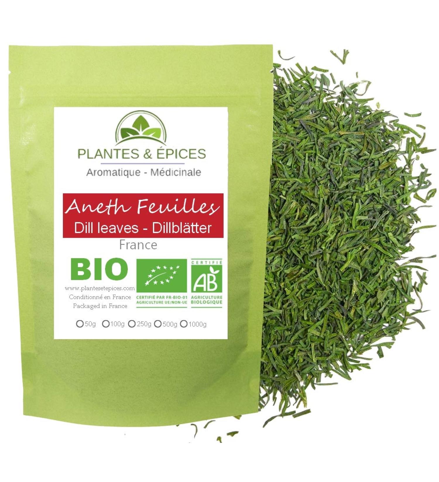 Plants & Spices - Organic whole dill in leaf herb ideal for cooking (100g) - Buy Online on GoSupps.com