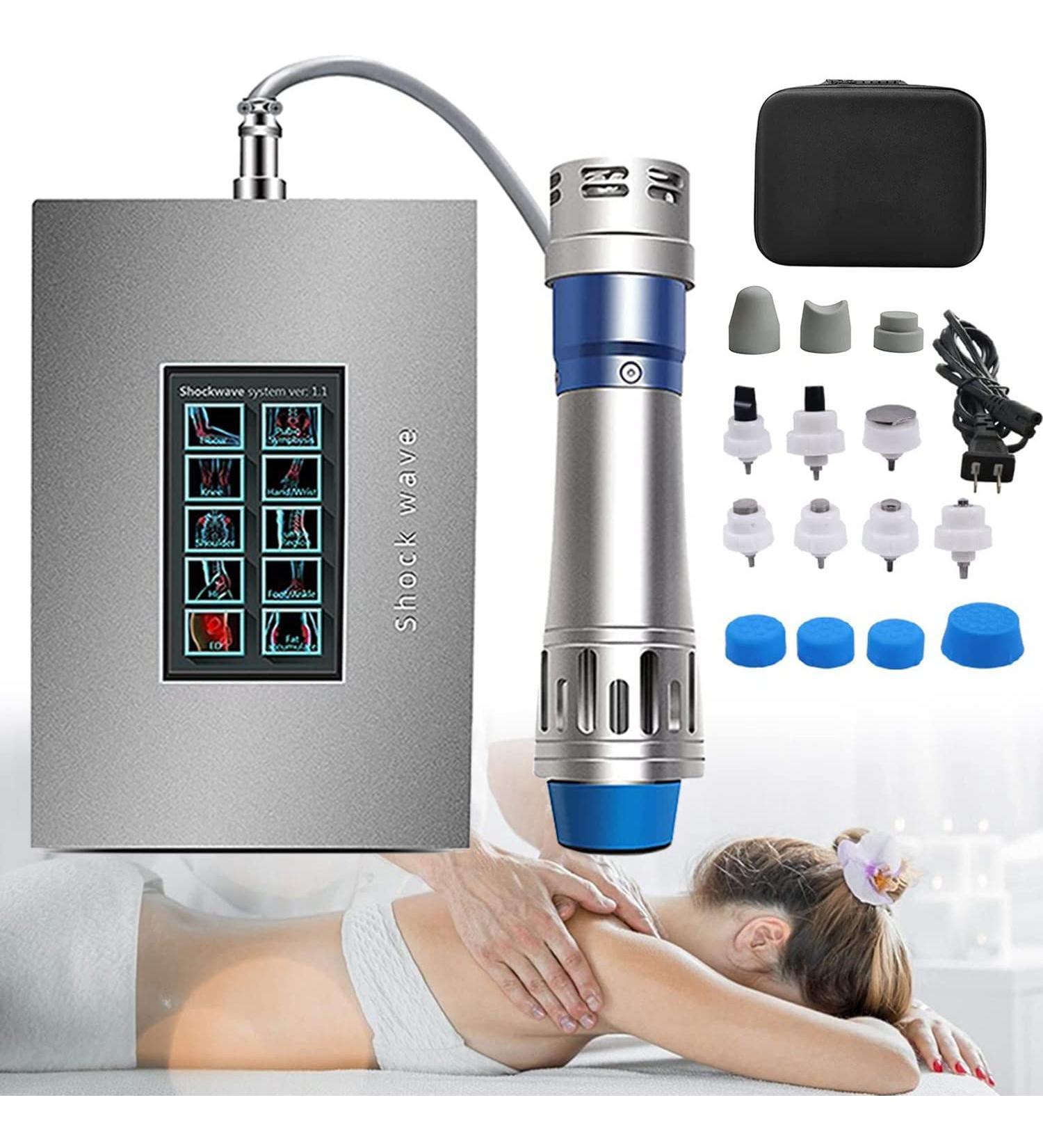 Gehpyyds ED Shock Wave Therapy Device - Portable Electromagnetic Muscle Pain Relief Massager for Deep Tissue Relaxation - Buy Online on GoSupps.com