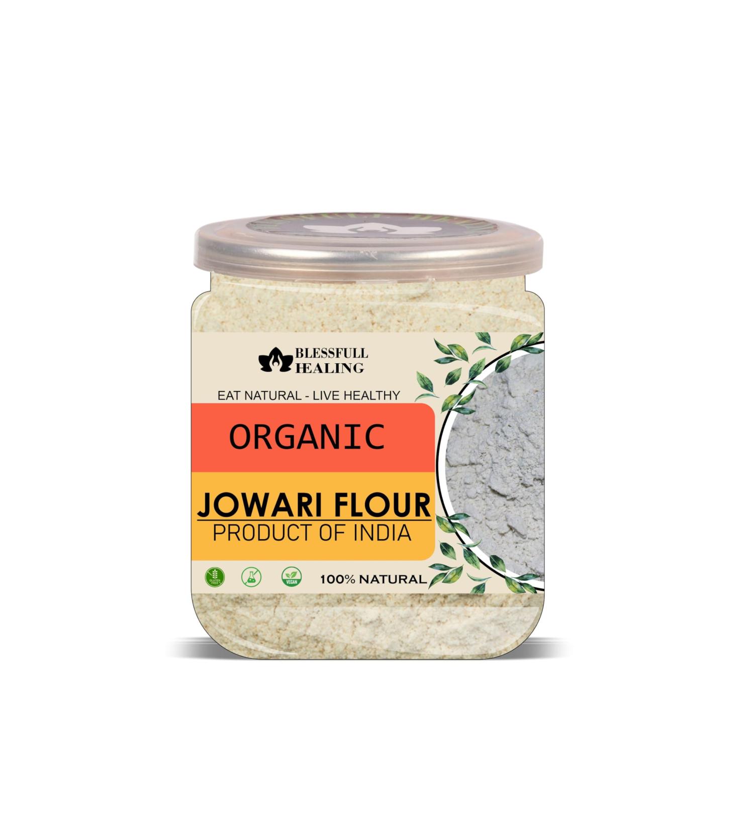 Blessfull Healing Organice JOWARI Flour 2 lb (907 Gram) - Buy Online on GoSupps.com