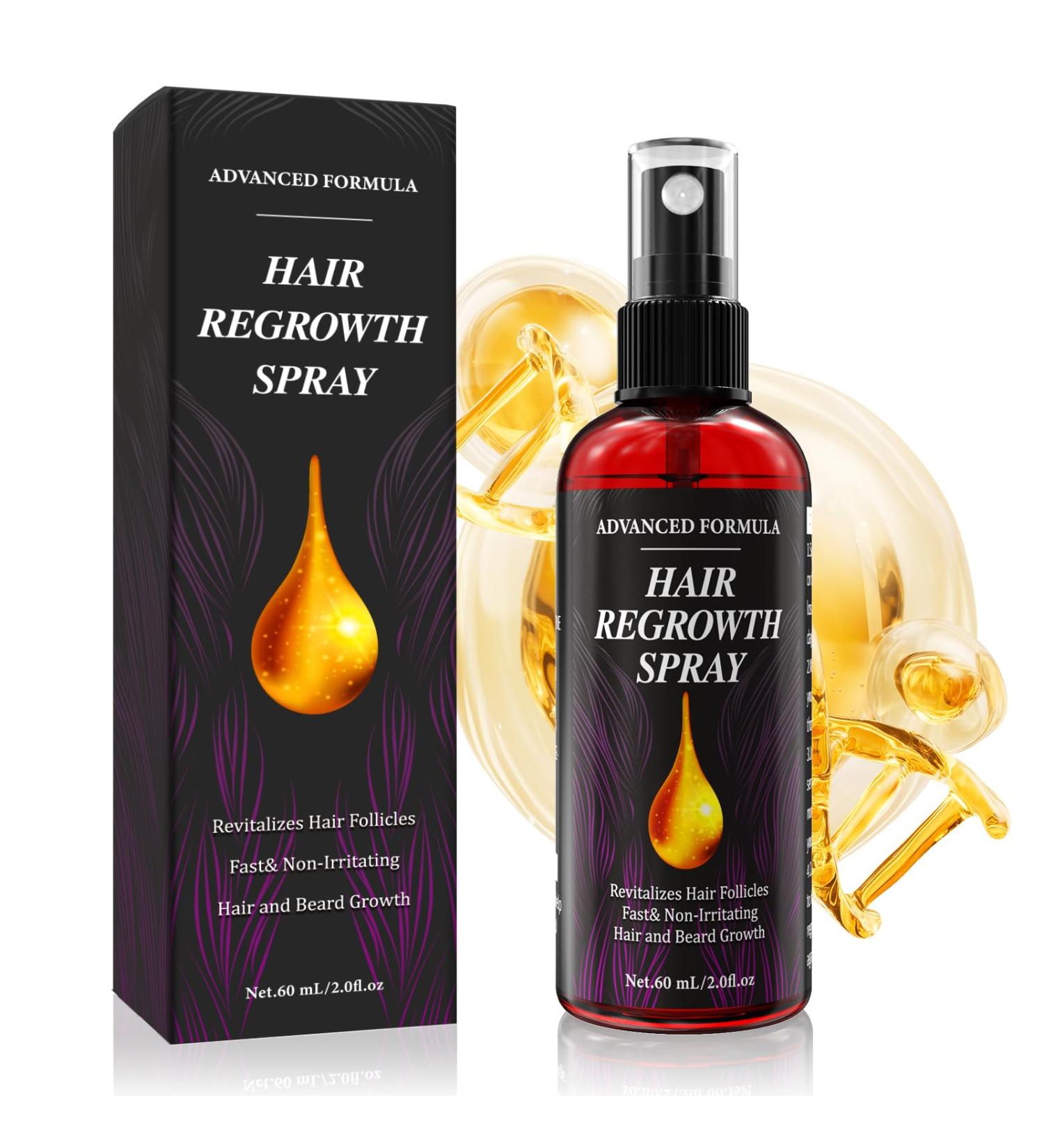 Organic Castor Oil & Rosemary Oil Biotin Fast Hair Growth Natural AntiHair Loss Serum for Women & Men Hereditary Hair Loss Hair Growth & Beard Hair Growth Serum 60ml - Buy Online on GoSupps.com