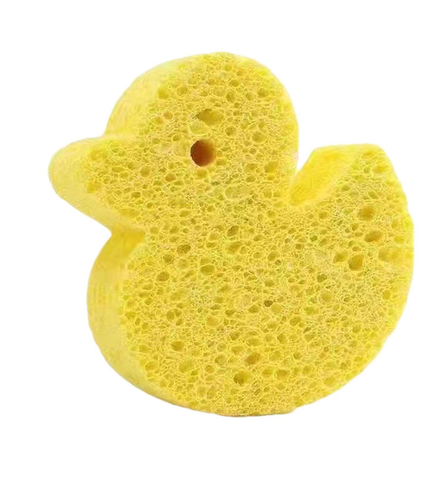 Kids Bath Sponge - Soft Baby Shower Body Scrubber - Shower Sponge Dead Skin Remover Cute Shower Brush Bath Supplies for Toddler Kids Baby Yellow - Buy Online on GoSupps.com
