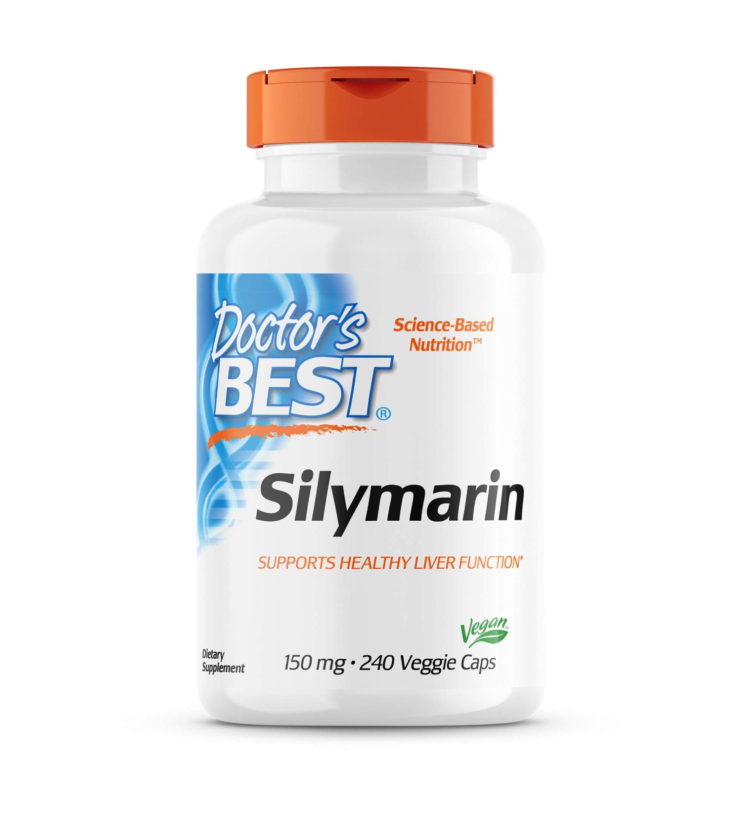 Buy Doctor's Best Silymarin 150 mg - 240 Veggie Caps for Liver Support - Buy Online on GoSupps.com