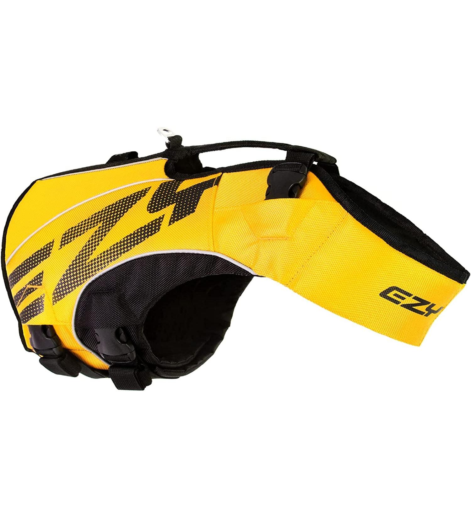 Ezydog Premium Life Jacket for Dogs - DFD X2 Vest for Small Medium & Large Dogs - Rescue Vest with Handle (XL Yellow) - Best Safety Gear for Water Adventures - Buy Online on GoSupps.com