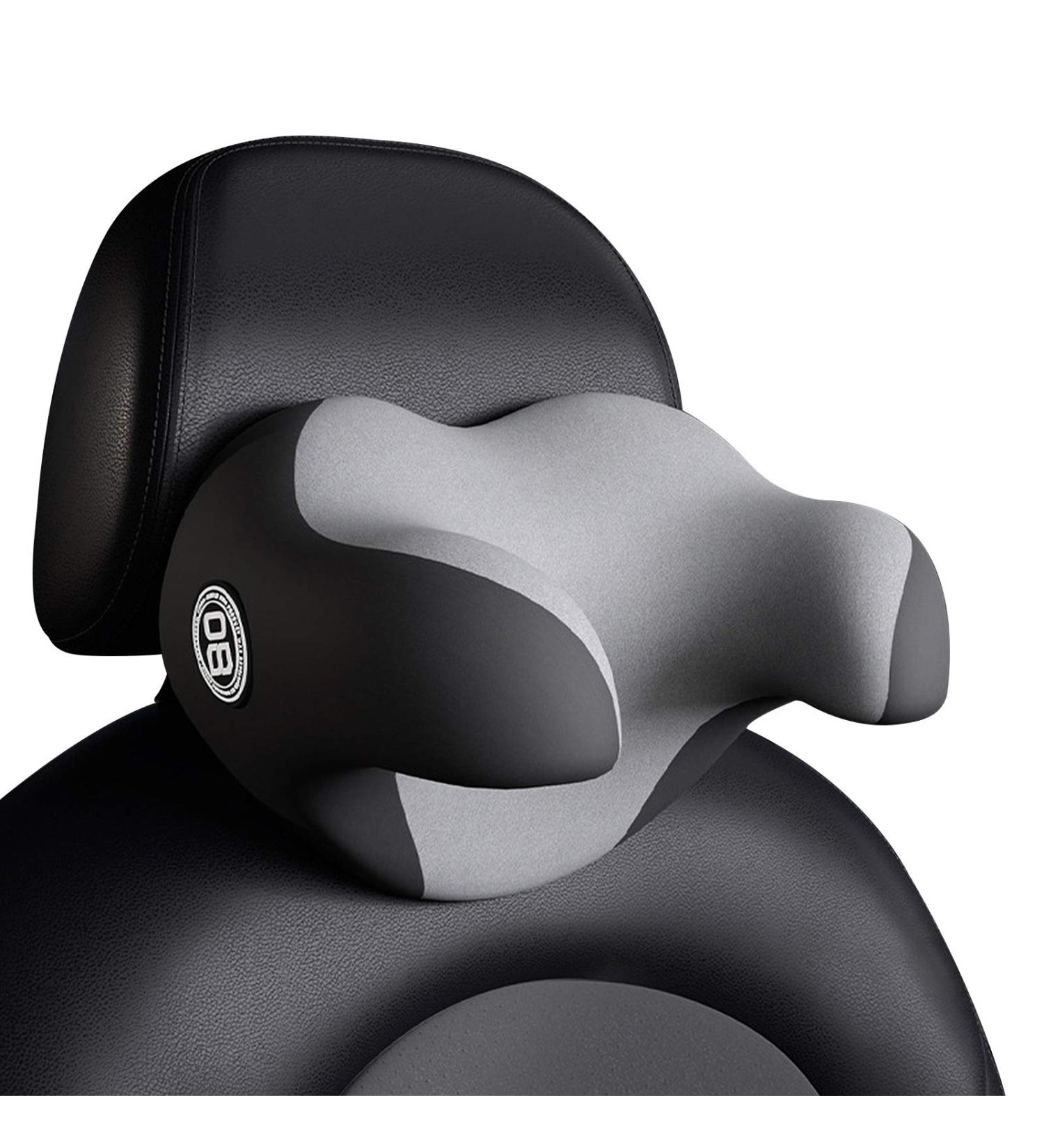 Dollox Memory Foam Headrest Pillow for Car Seat - Neck Pain Relief & Support for Sleeping and Resting - U-Shaped Ergonomic Design - Soft Travel Pillow - Buy Online on GoSupps.com
