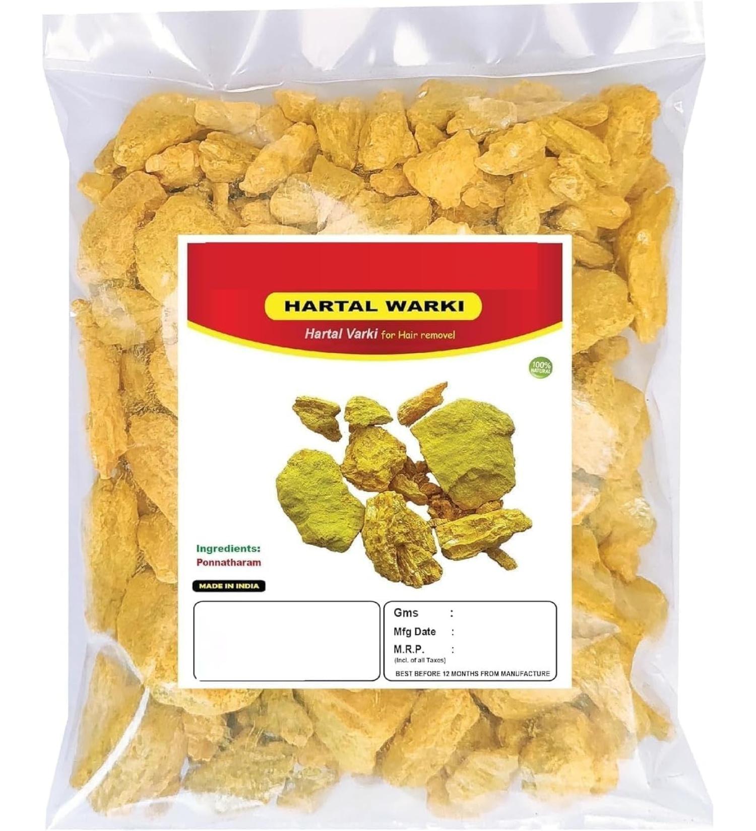 Ponnatharam | Hartal Warki | Hartal Varki | Hartal PILI for hair removal 50 g - Buy Online on GoSupps.com