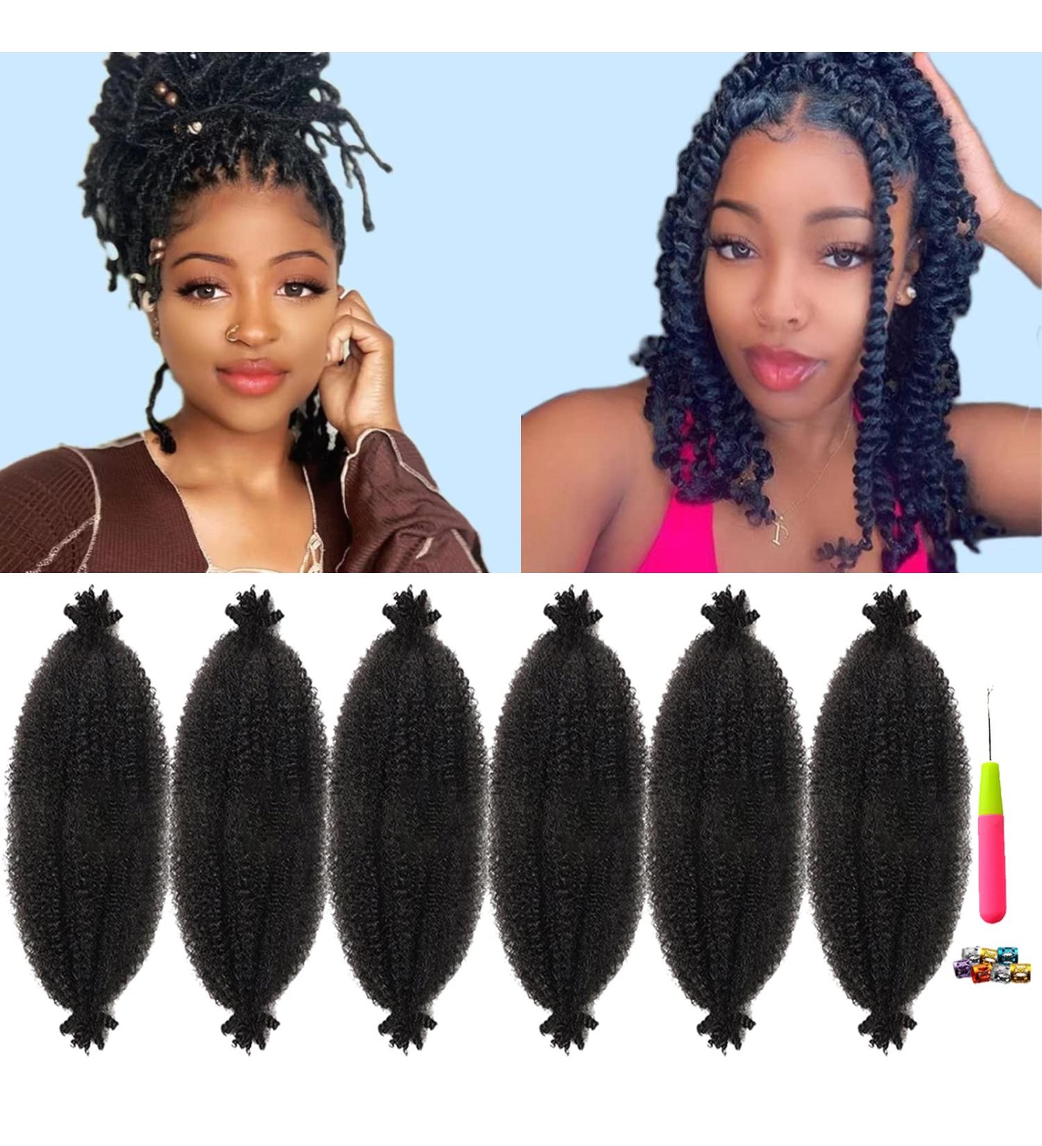 Marley Twist Braiding Hair 12 Inch - Ideal for Faux Locs, Passion Twist, Butterfly Locs - Afro Kinky Curly Hair Extensions - Buy Online on GoSupps.com