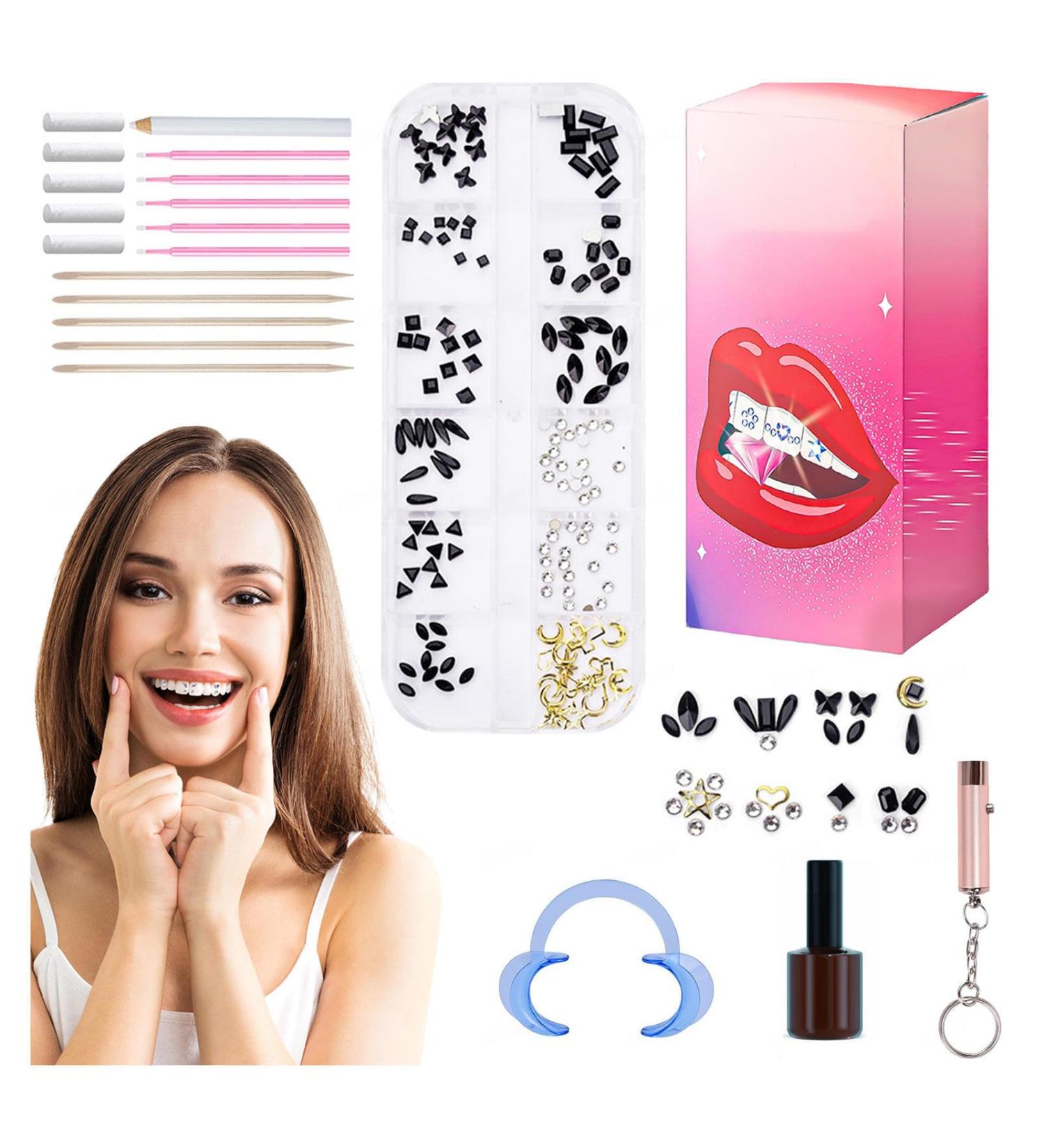 TYBEITAO Tartar Set - 8 Styles | Sparkling Teeth Gemstones for Jewelry Creations | Style 7 - Buy Online on GoSupps.com