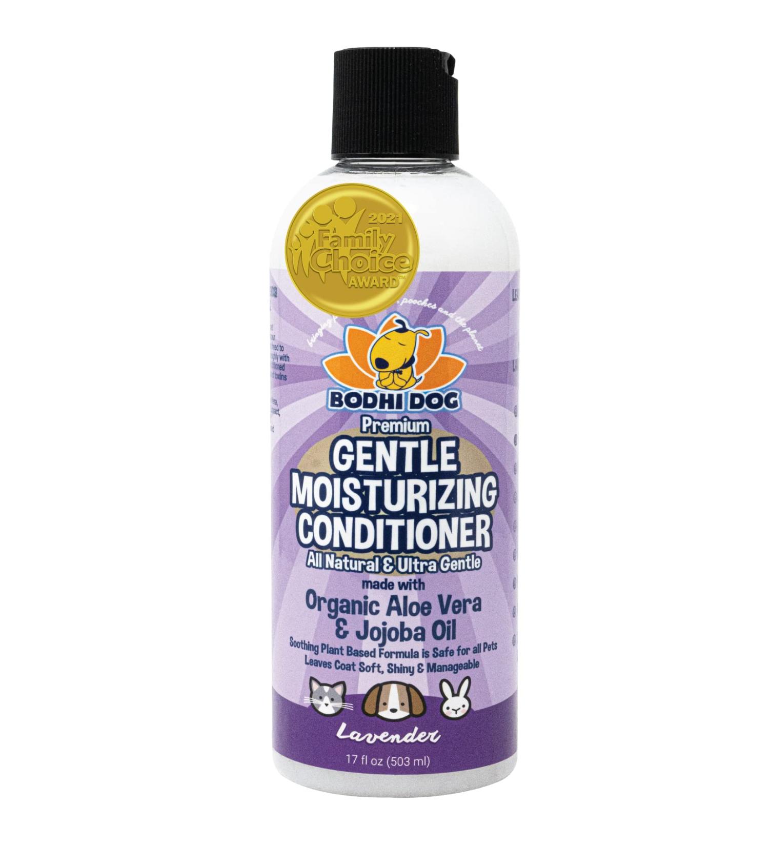 Premium Natural Moisturizing Dog Conditioner with Aloe Vera & Jojoba Oil | 17oz - Buy Online on GoSupps.com