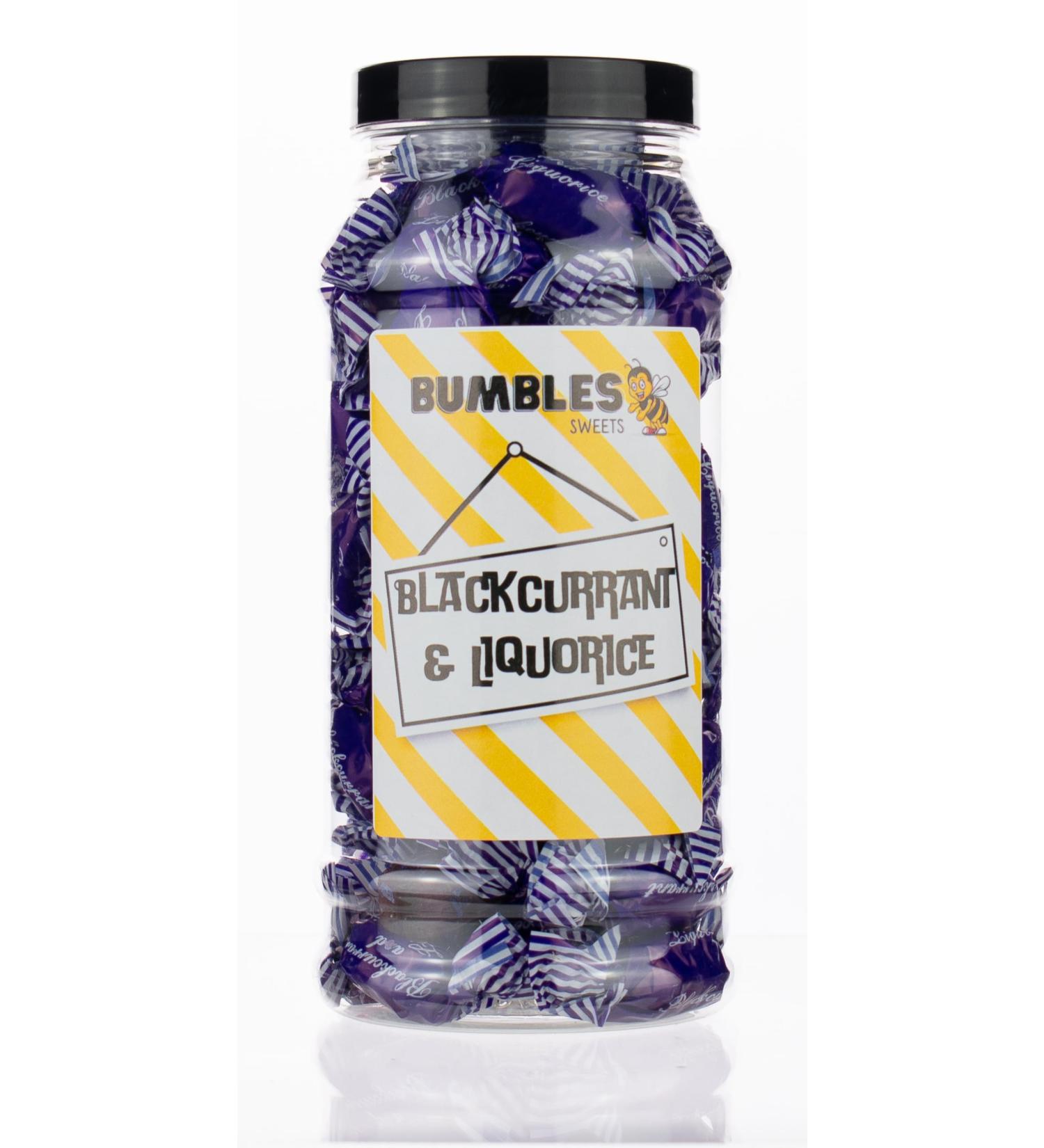 Blackcurrant & Liquorice Sweets Gift Jar - Buy Online on GoSupps.com