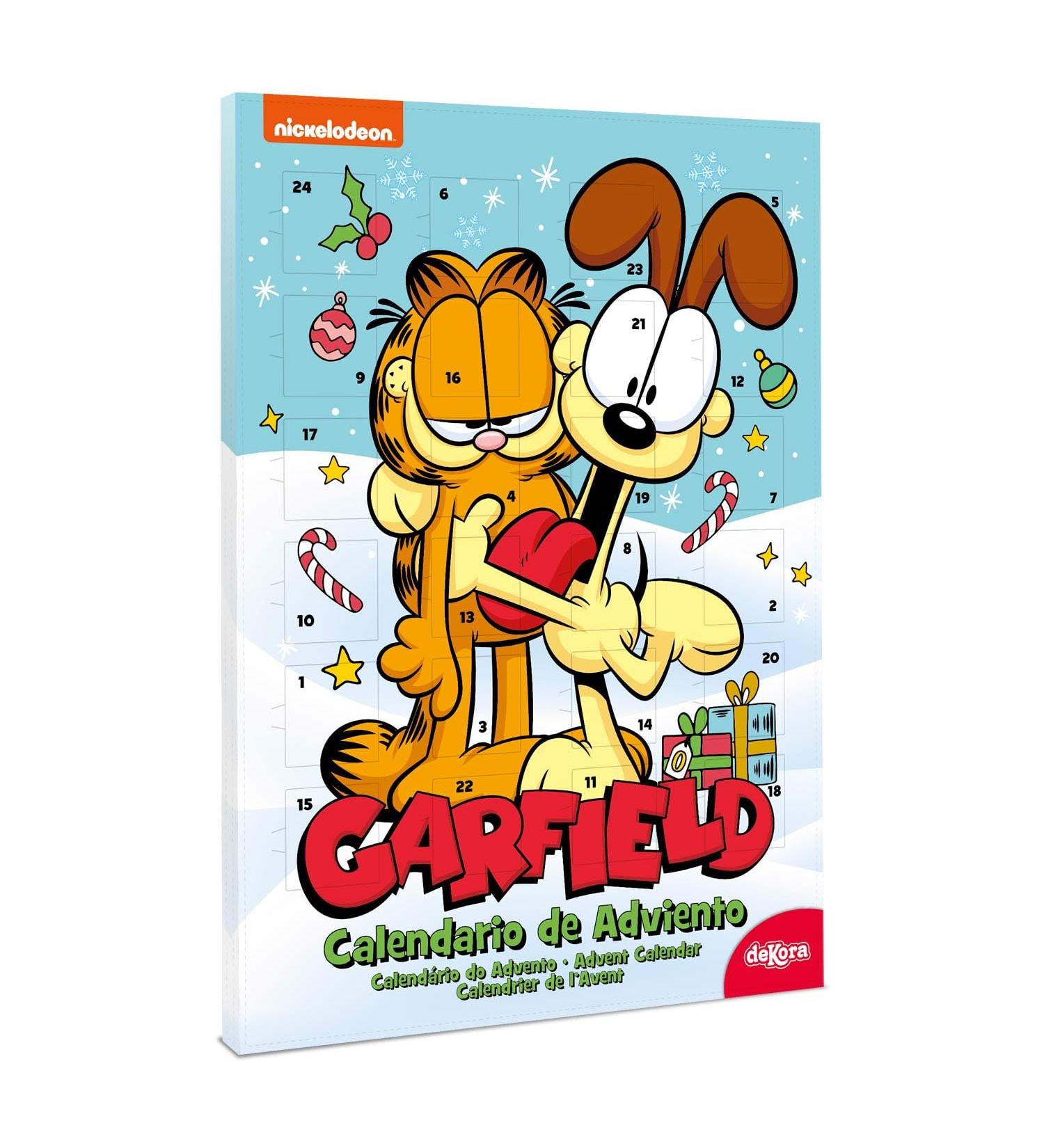 dekora - Garfield Advent Calendar - With 24 chocolates - Total 50 g - Milk chocolate - Natural colorings - Special No - Buy Online on GoSupps.com