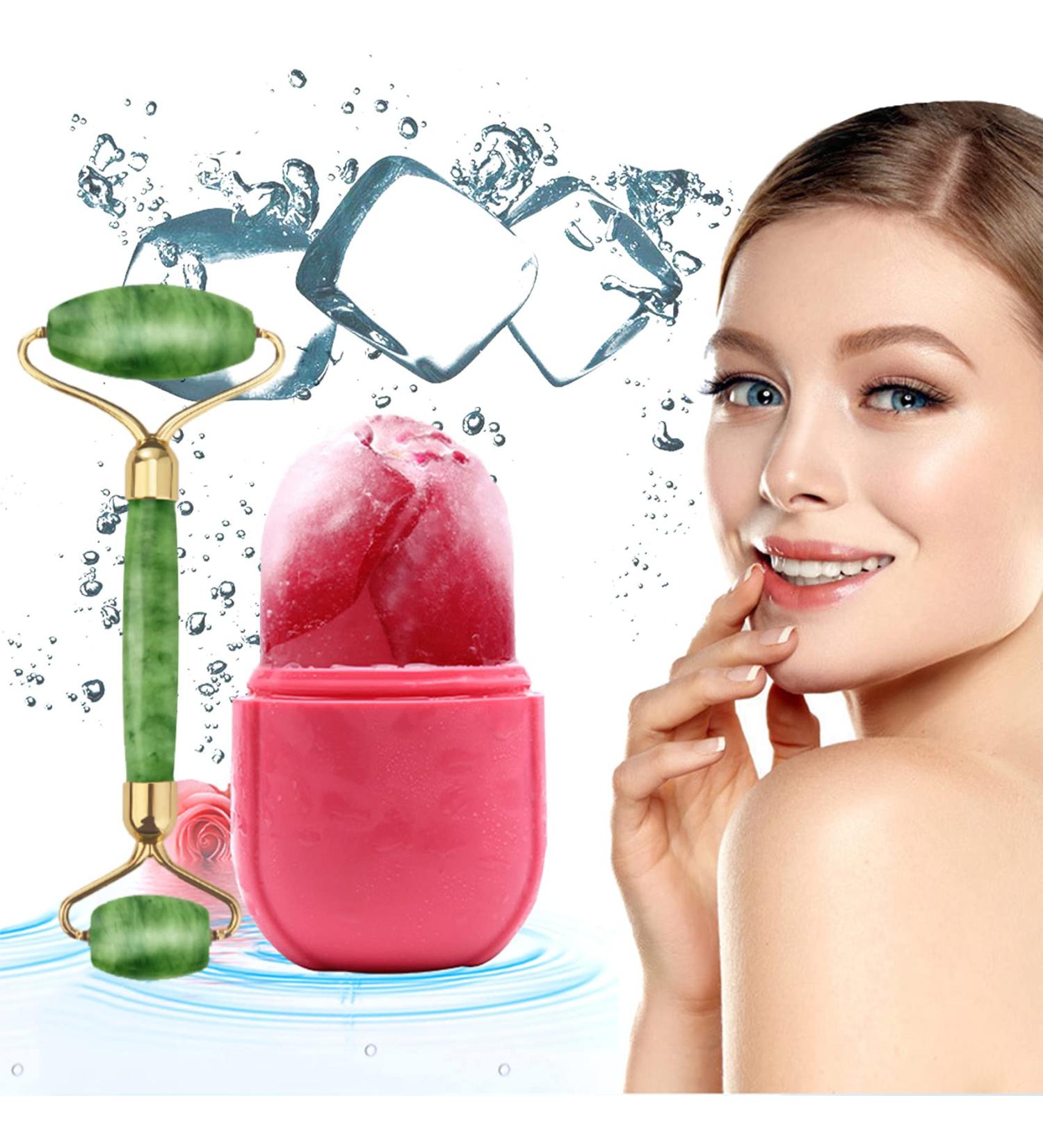 Buy Ice Roller for Face & Eye | 2022 New Ice Facial Roller for Skin Care - Shrink Pores Brighten Skin Relax Muscles (Pink - Buy Online on GoSupps.com