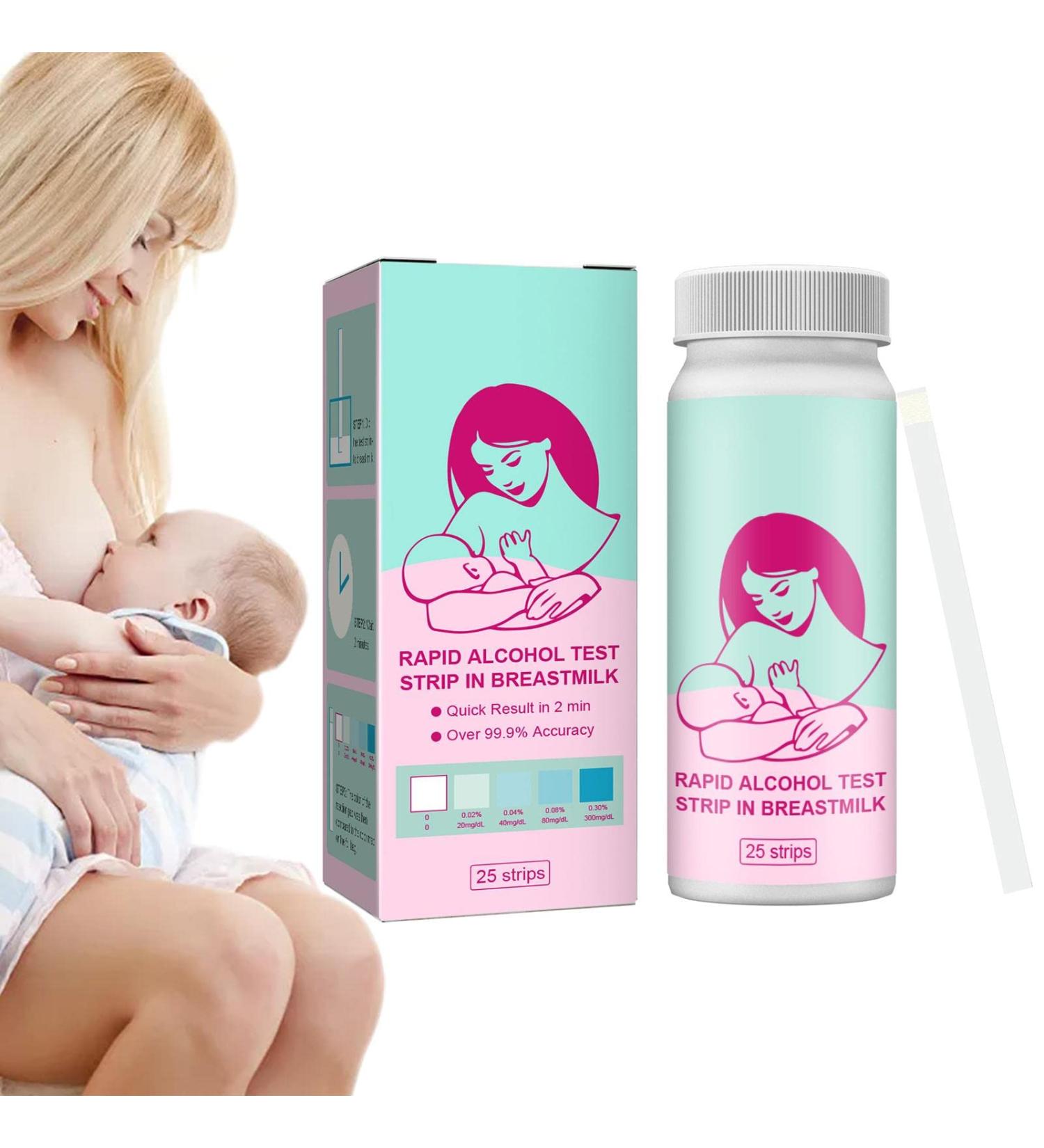 PEOSEVI Breast Milk Alcohol Test Strips - 25 Quick & Reliable Testing Strips | R nziser Alcohol Test for Safe Feeding - Buy Online on GoSupps.com