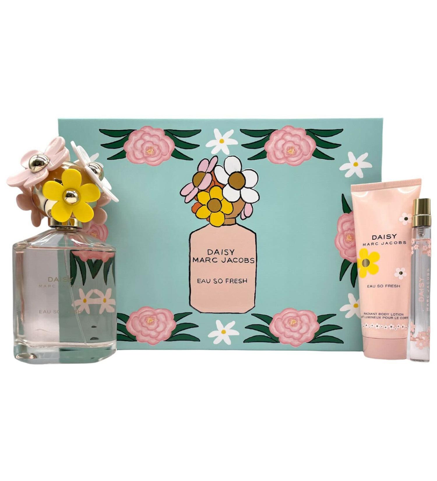 Marc Jacobs Daisy Eau So Fresh 3 Piece Gift Set for Women - Buy Online on GoSupps.com