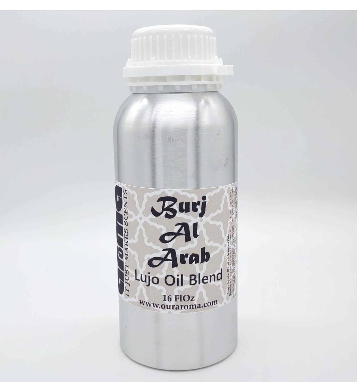 Our Aroma Burj Al Arab Scent Blend Oil - Fragrance Blend Oil - Fresh Citrus Blend - Lujo Collection Oil for Diffusers (16 FlOz)