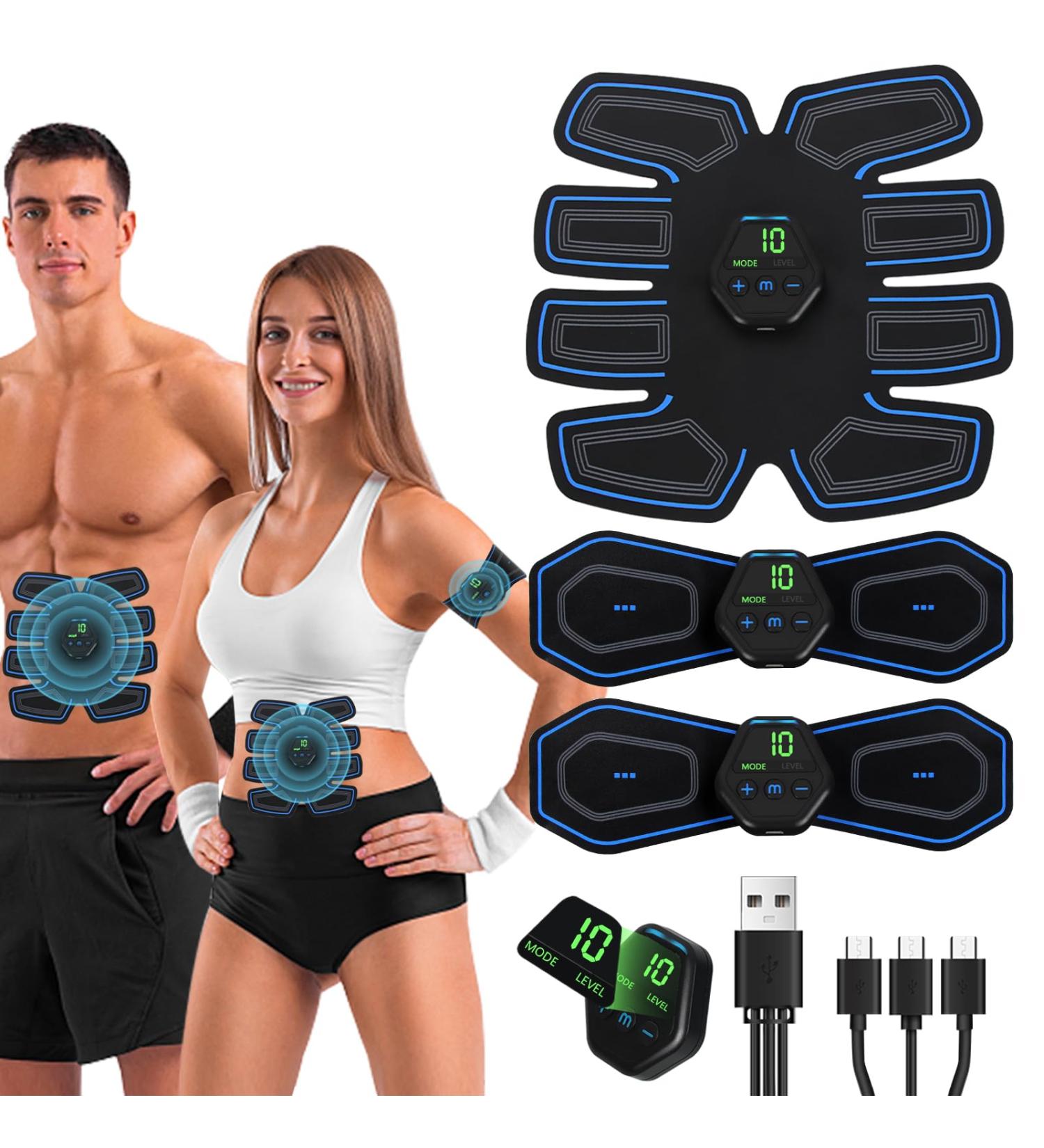 Afaneep EMS Abdominal Muscle Trainer - Ultimate Belly Coach for Fat Loss & Core Strength | International Shipping - Buy Online on GoSupps.com
