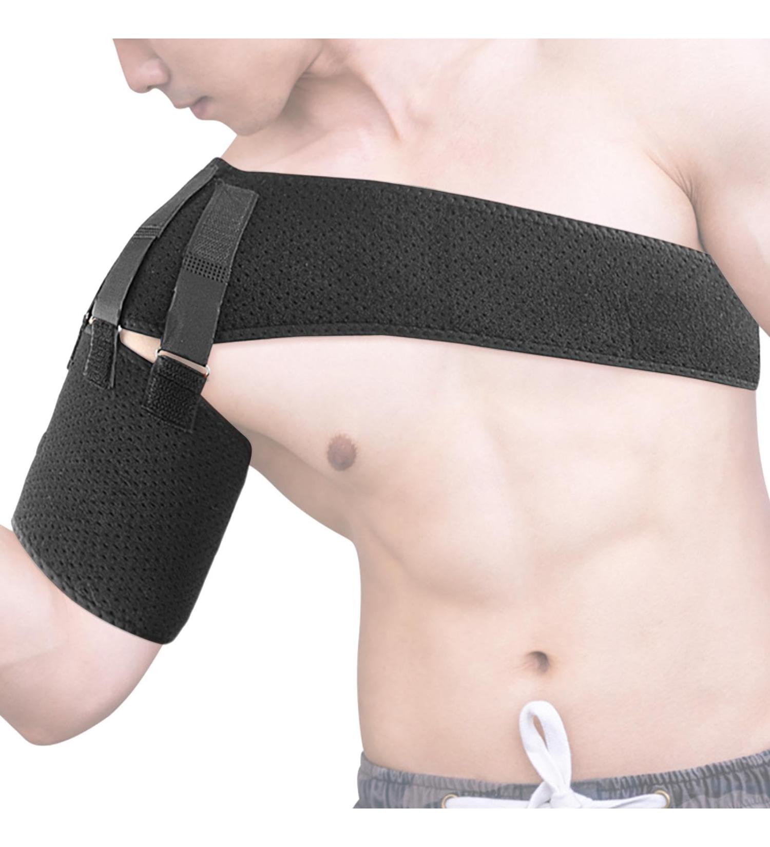Rotator Cuff Support Brace Shoulder Stabilizer Brace | Shoulder Brace Compression Sleeve Compression Wrap Rotator Cuff Support for Men & Women - Buy Online on GoSupps.com