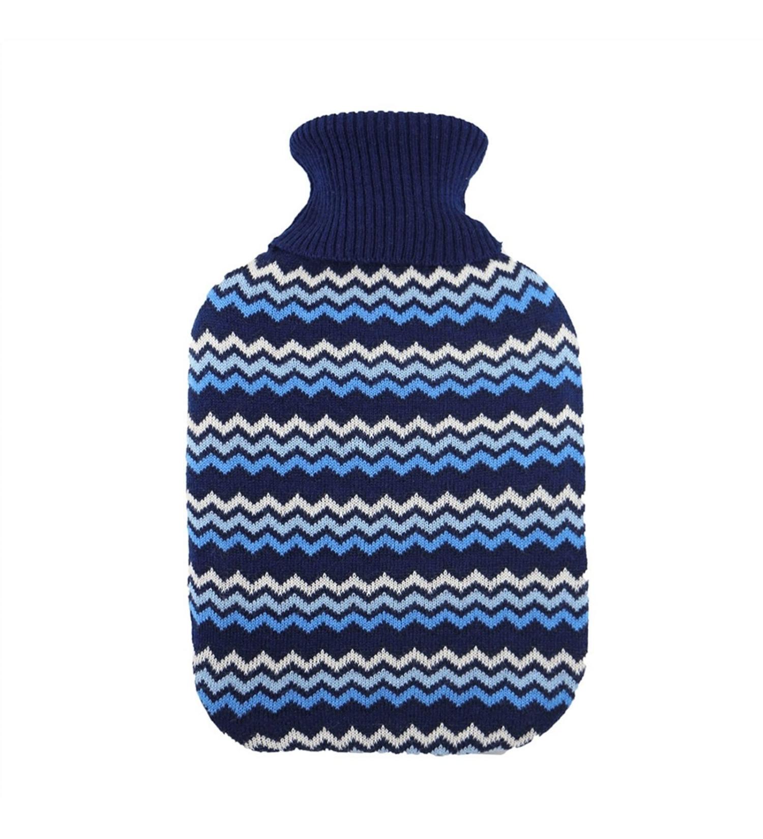 Maies Hot Water Bottle Heating Pad Hot Water Bag Hot Bag for Pain Relief Water Heating Pad Hot Compress Massage Bottle Warmer Cold Winter Foot Warm Bag for Cramps Relief menstrual