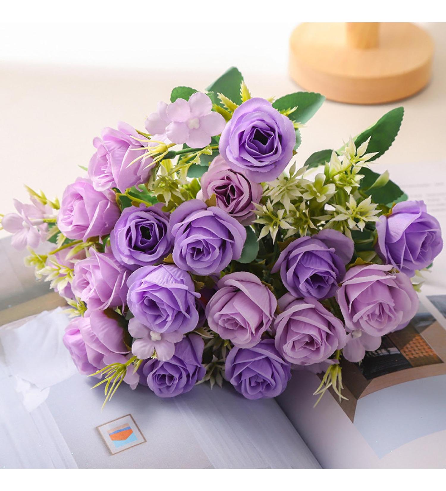 Simulate 10 champhi Roses purple - Buy Online on GoSupps.com