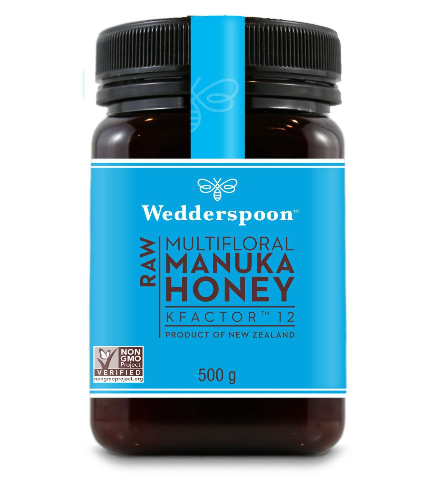 Wedderspoon 100% Raw Manuka Honey Kfactor 12 500g - Buy Online on GoSupps.com