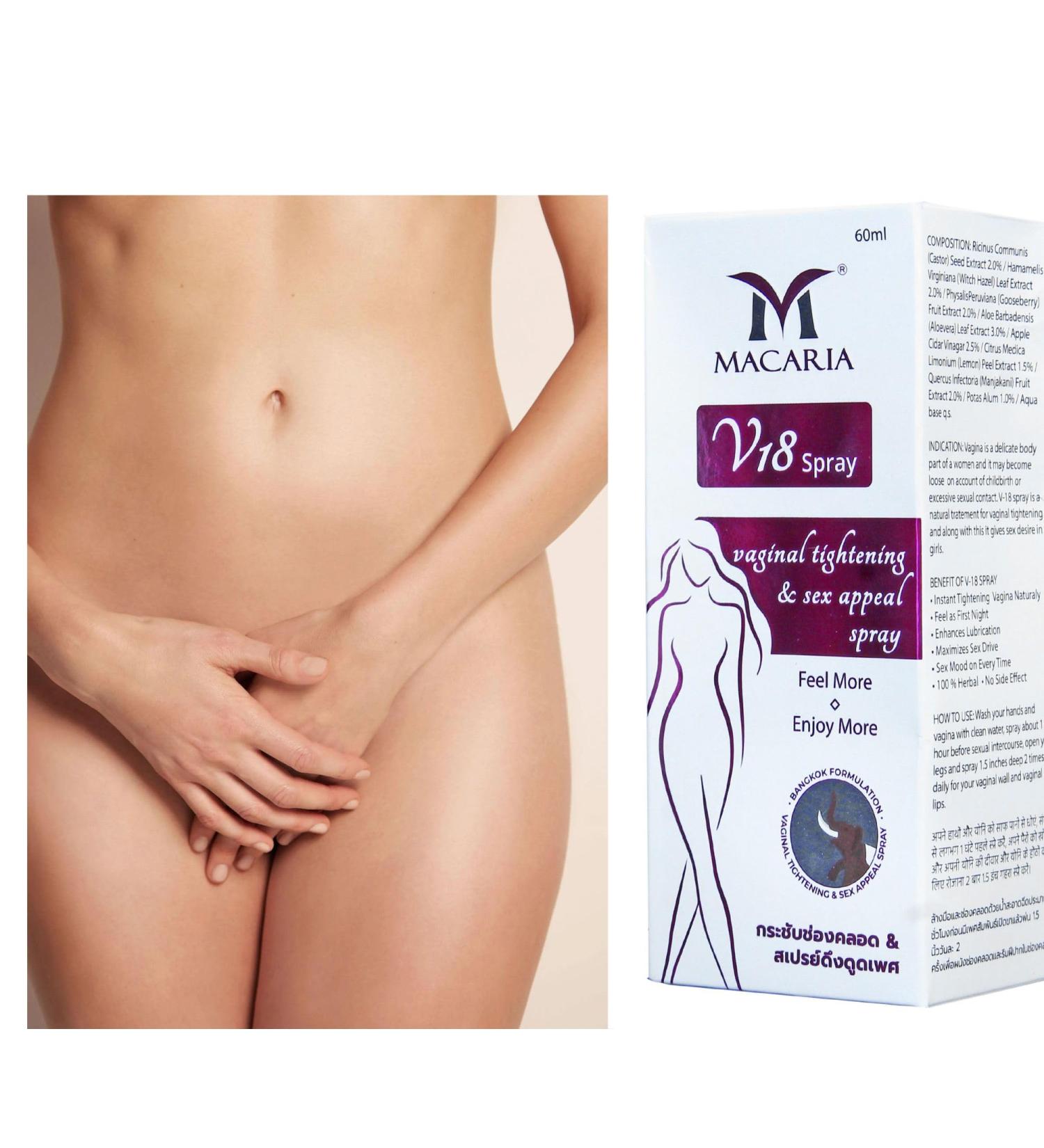 MACARIA Vaginal Pussy Yoni Tightening Shrink Spray for Women Vaginal Part Feel Young Again