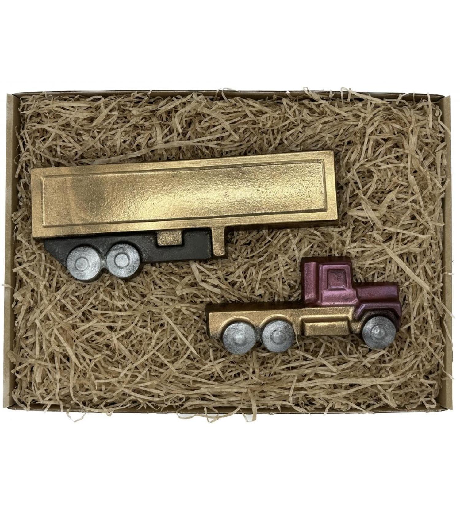 Chocolate truck/gift for truck drivers.