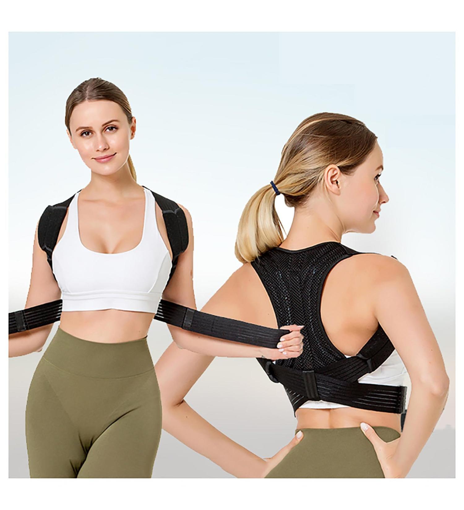 Meltor Posture Correction Back Belt for Men & Women | Breathable Adjustable Lightweight Posture Support - Buy Online on GoSupps.com