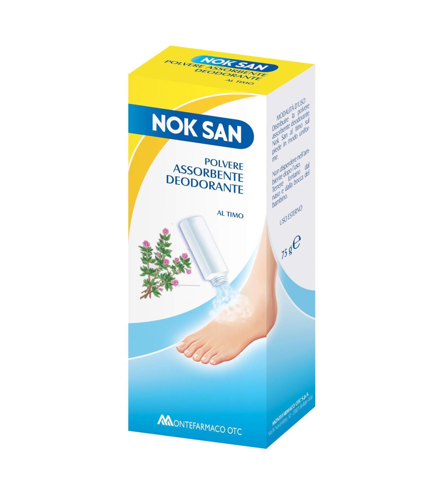 NOK SAN POLVERE ASSORBENT DEODORANT 75 G
