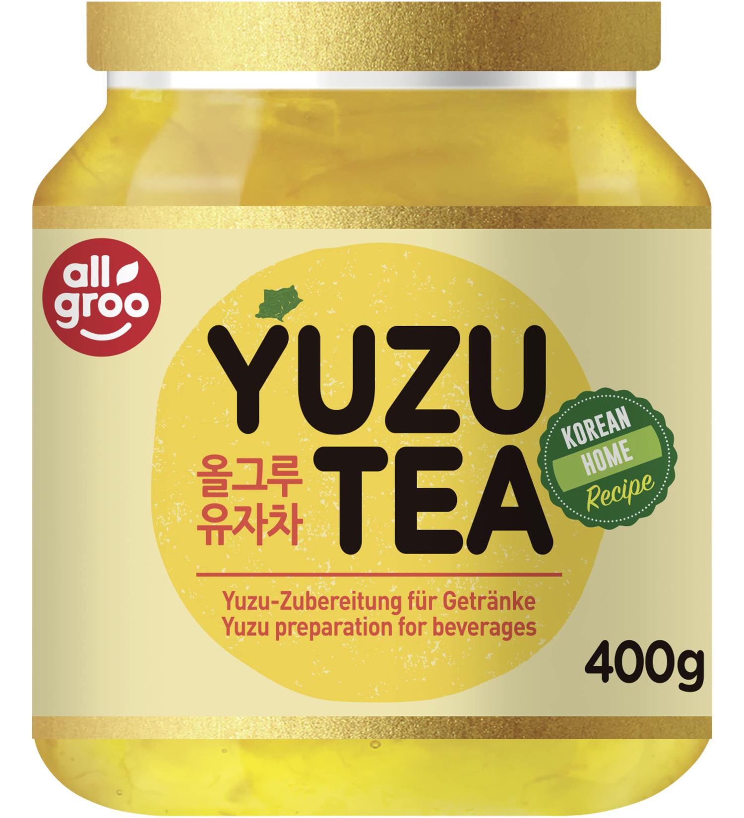 Allgroo Yuzu Tea Vegan & Gluten-Free Yuzu Spread | 400g | International Shipping - Buy Online on GoSupps.com
