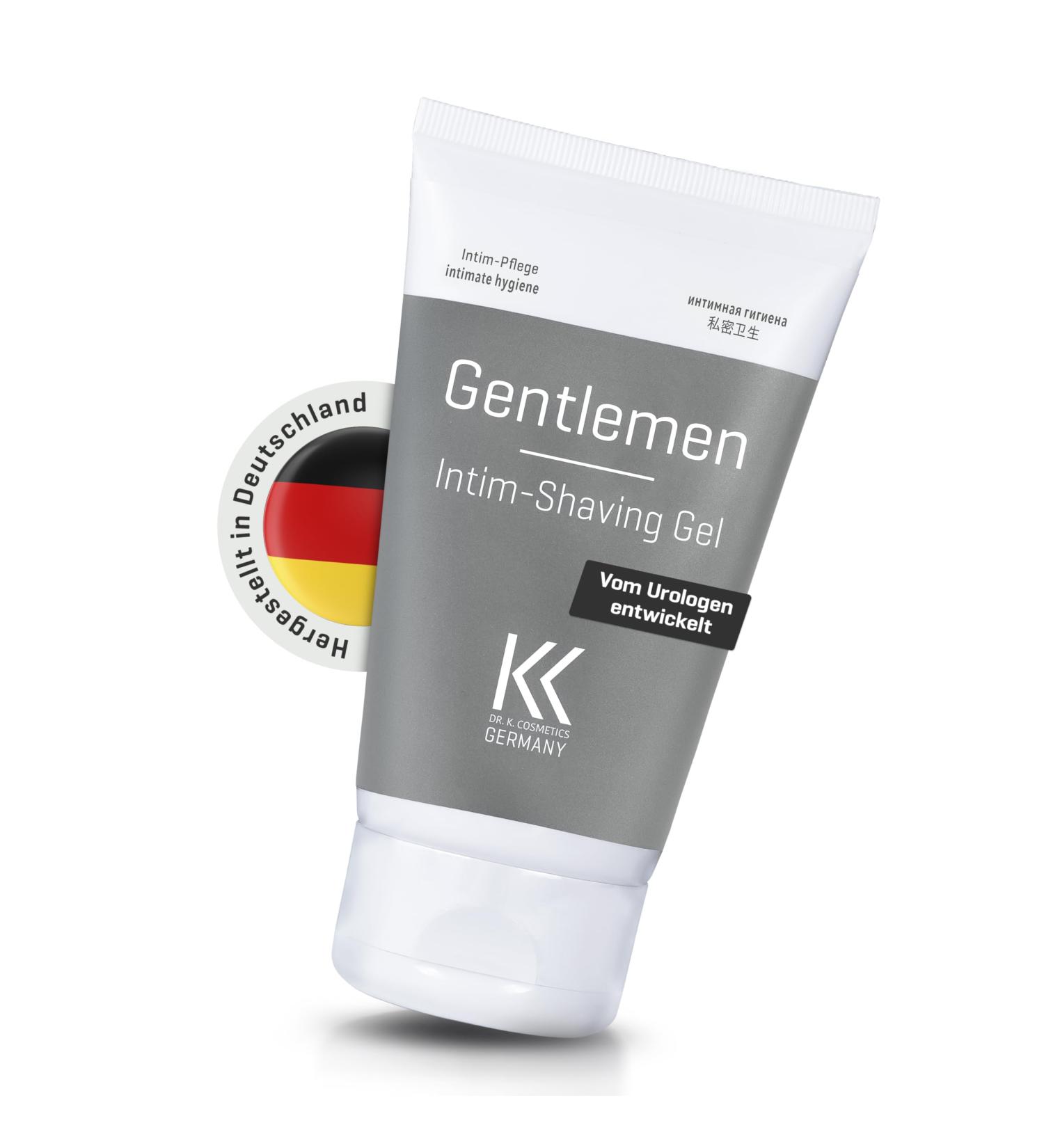  DR. K. COSMETICS Dr. K. Cosmetics GENTLEMEN Shaving Gel for Intimate Areas for Men Developed by a Urologist 150 ml Anti-Shave for Intimate Area | Intimate Shaving | Intimate Shaving | Shave - Buy Online on GoSupps.com