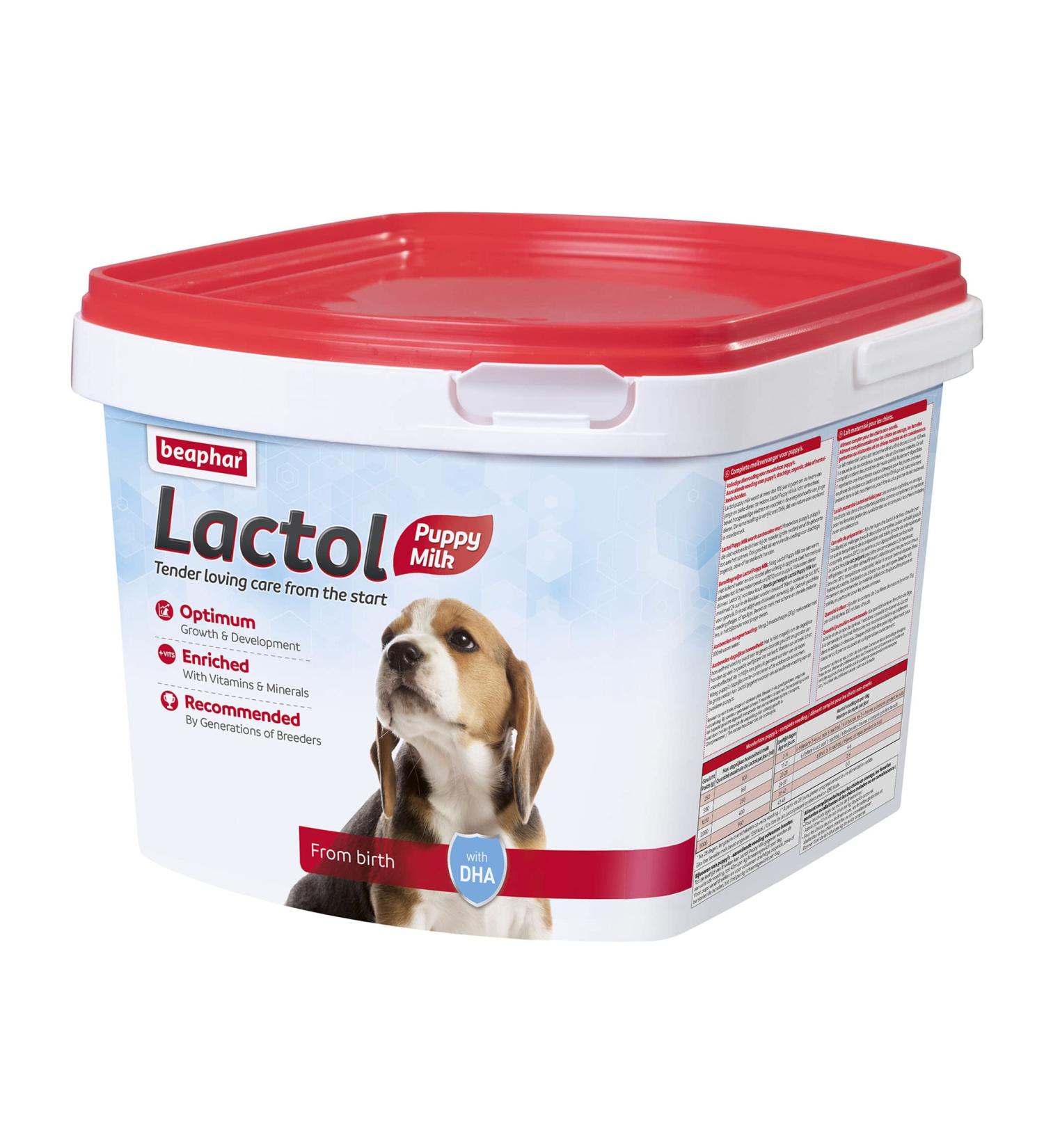 Beaphar | Lactol Puppy Milk Replacer | Complete Nutritious Feed for Newborn Weaning & Hand Rearing Puppies | Includes DHA | Enriched with Vitamins & Minerals | 2kg Milk 2 kg (Pack of 1) - Buy Online on GoSupps.com