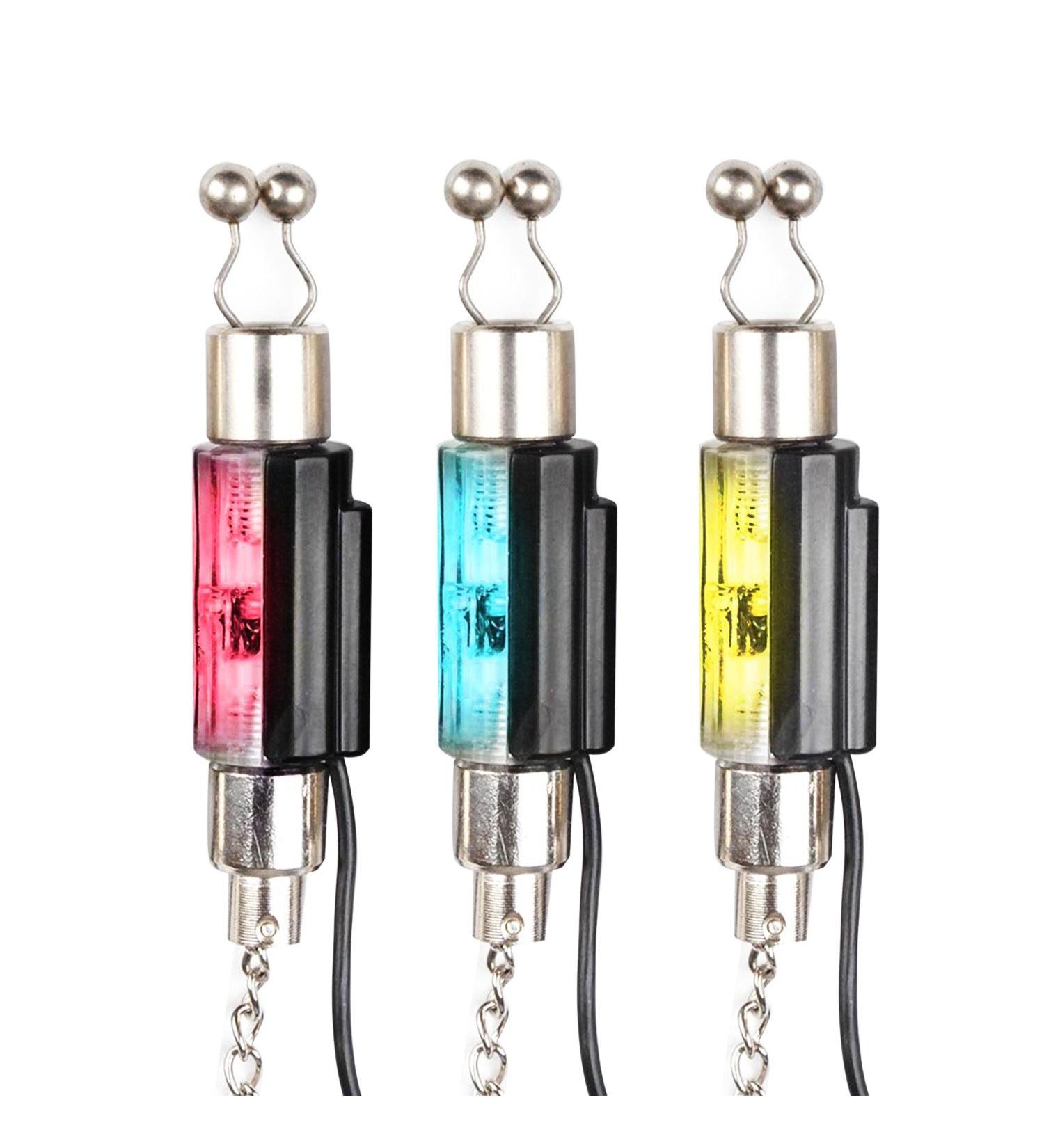 Discoball Bite Indicator - LED Fishing Tool with Sound 3 Sensitivity Modes 4 Tones 5 Loudness Levels No Battery Required - Set of 3 Accessories for Optimal Fishing Experience - Buy Online on GoSupps.com