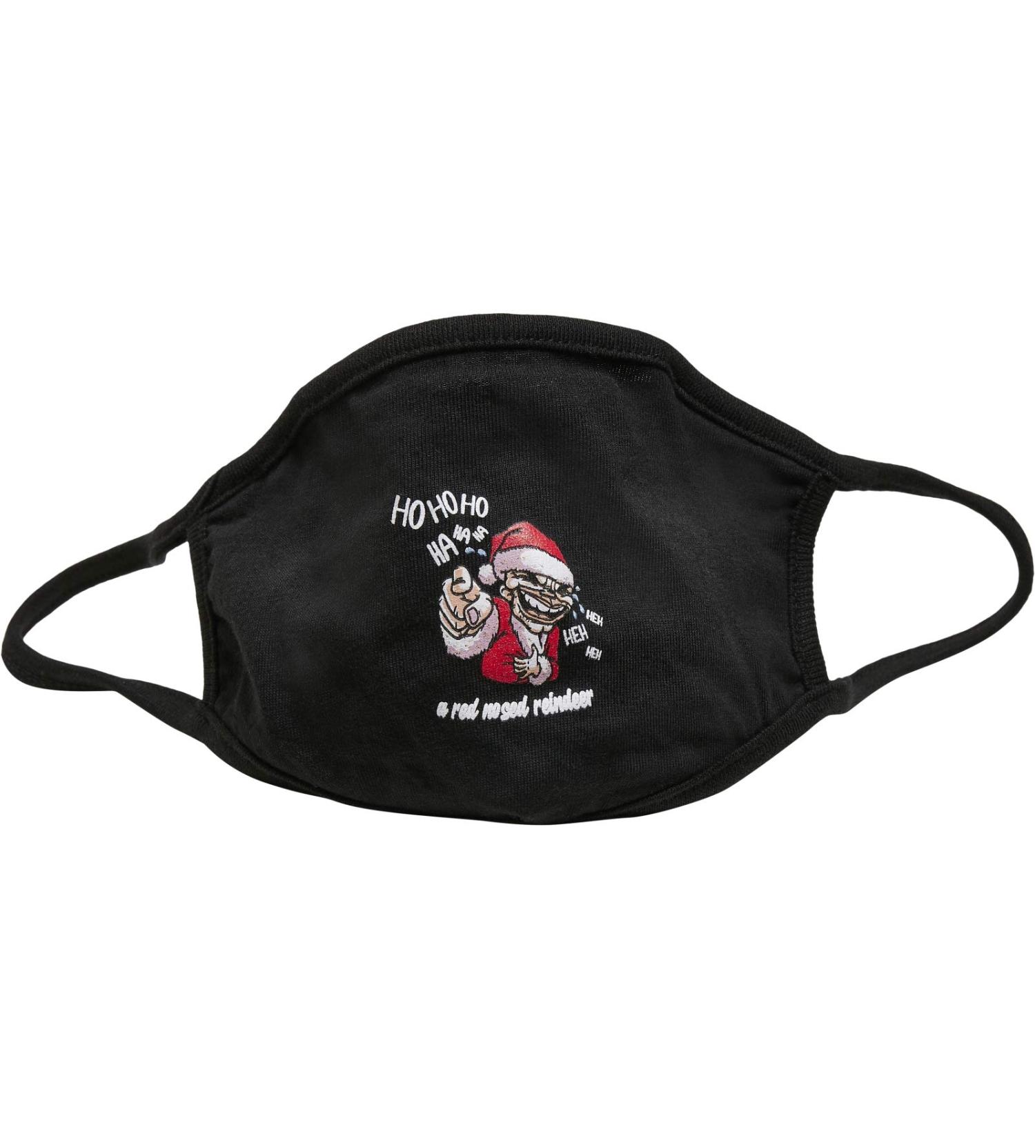 Urban Classics Ugly Santa Face Mask | Black | One Size | Holiday Fun & Festive Fashion - Buy Online on GoSupps.com