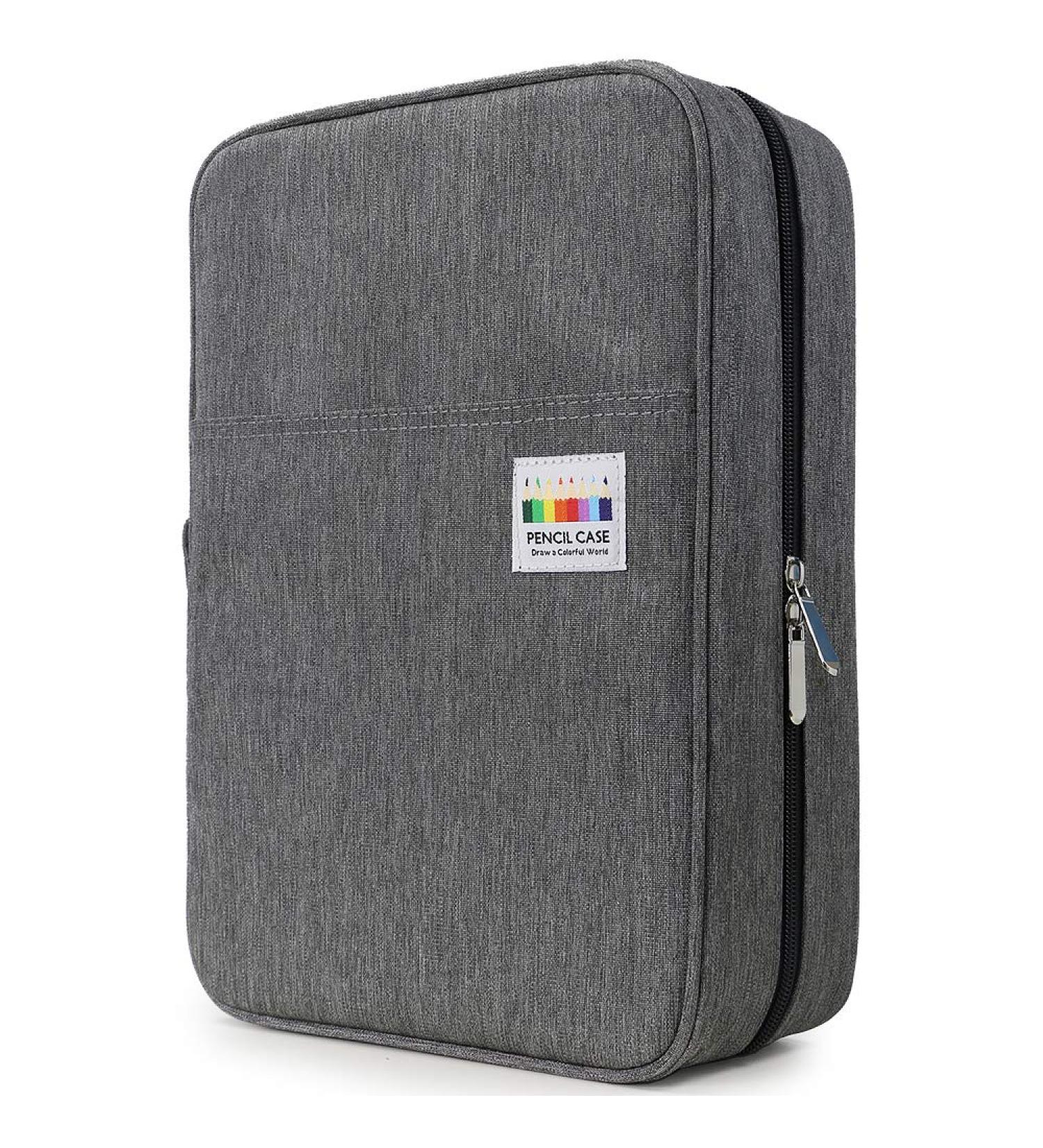 YOUSHARES Big Capacity Colored Pencil Case - 300 Slots large Pen Case Organizer with Multilayer Holder for Prismacolor Colored Pencils & Gel Pen (Grey) - Buy Online on GoSupps.com
