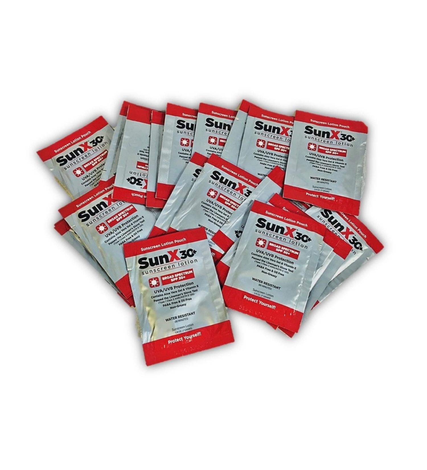 Sunx30+ Broad Spectrum Sunscreen - 20 Lotion Packets