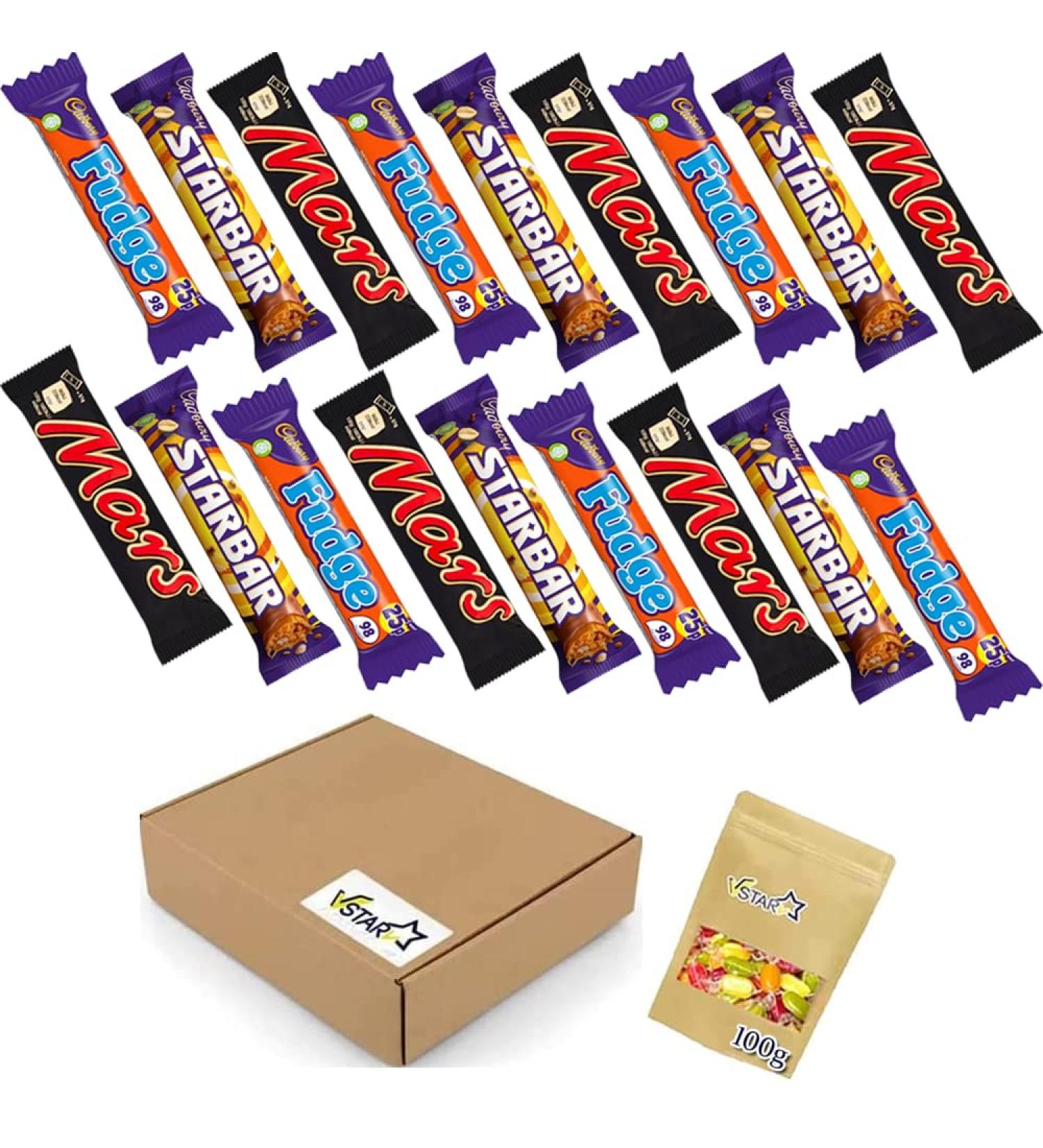 Starbar 49g Mars 51g Fudge 22g Chocolate Bars Bundle - 18 Bars - Perfect Chocolate Collections - Buy Online on GoSupps.com