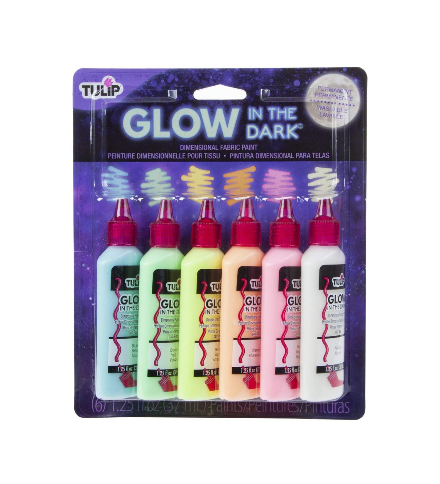 Tulip 17581 Metallic Glow Fabric Paint Set - 6 Pack | Dimensional Fabric Paint for DIY Projects - Buy Online on GoSupps.com
