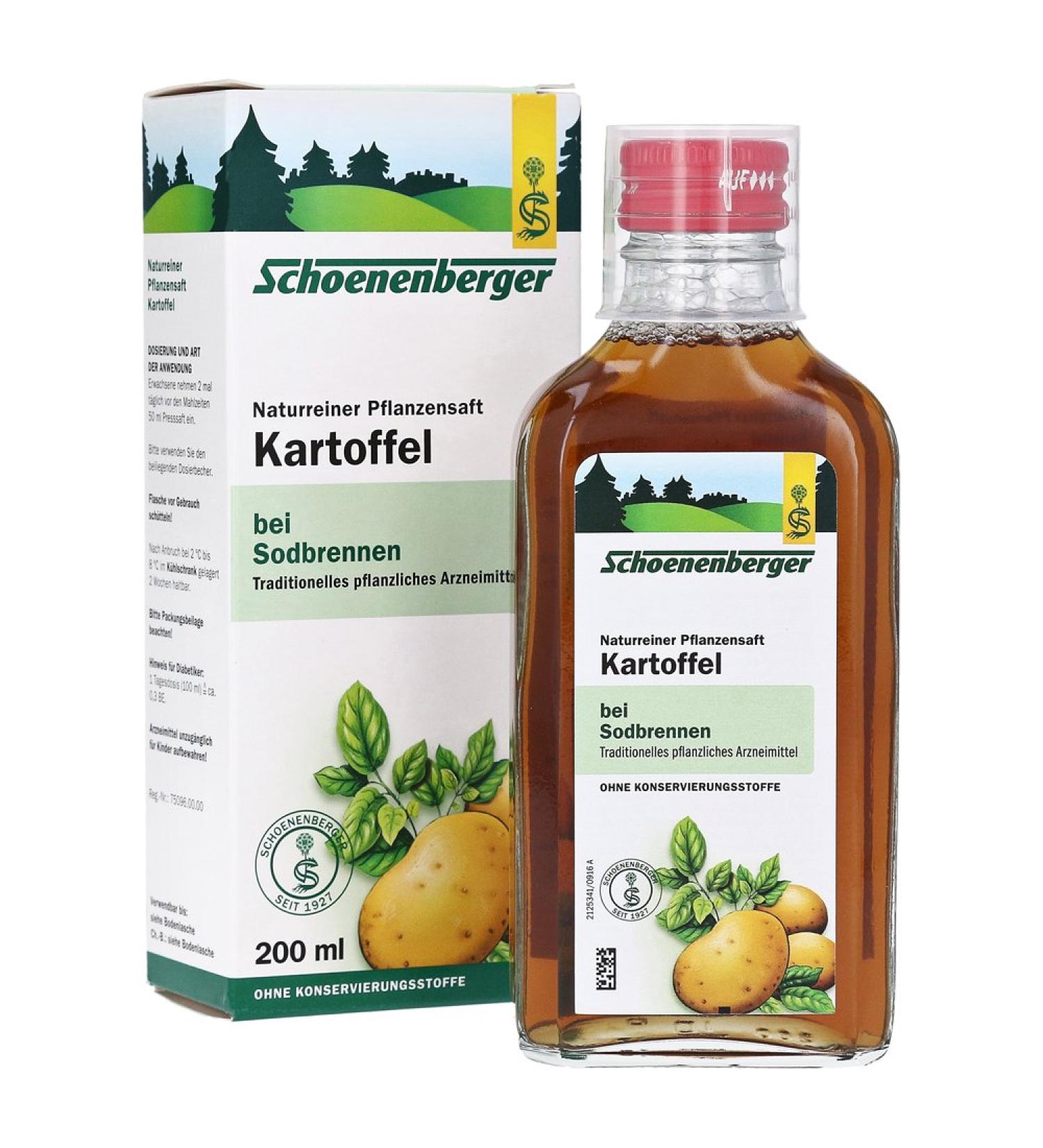 Salus Schoenenberger Kartoffel Heilpflanzensaft 200 ml